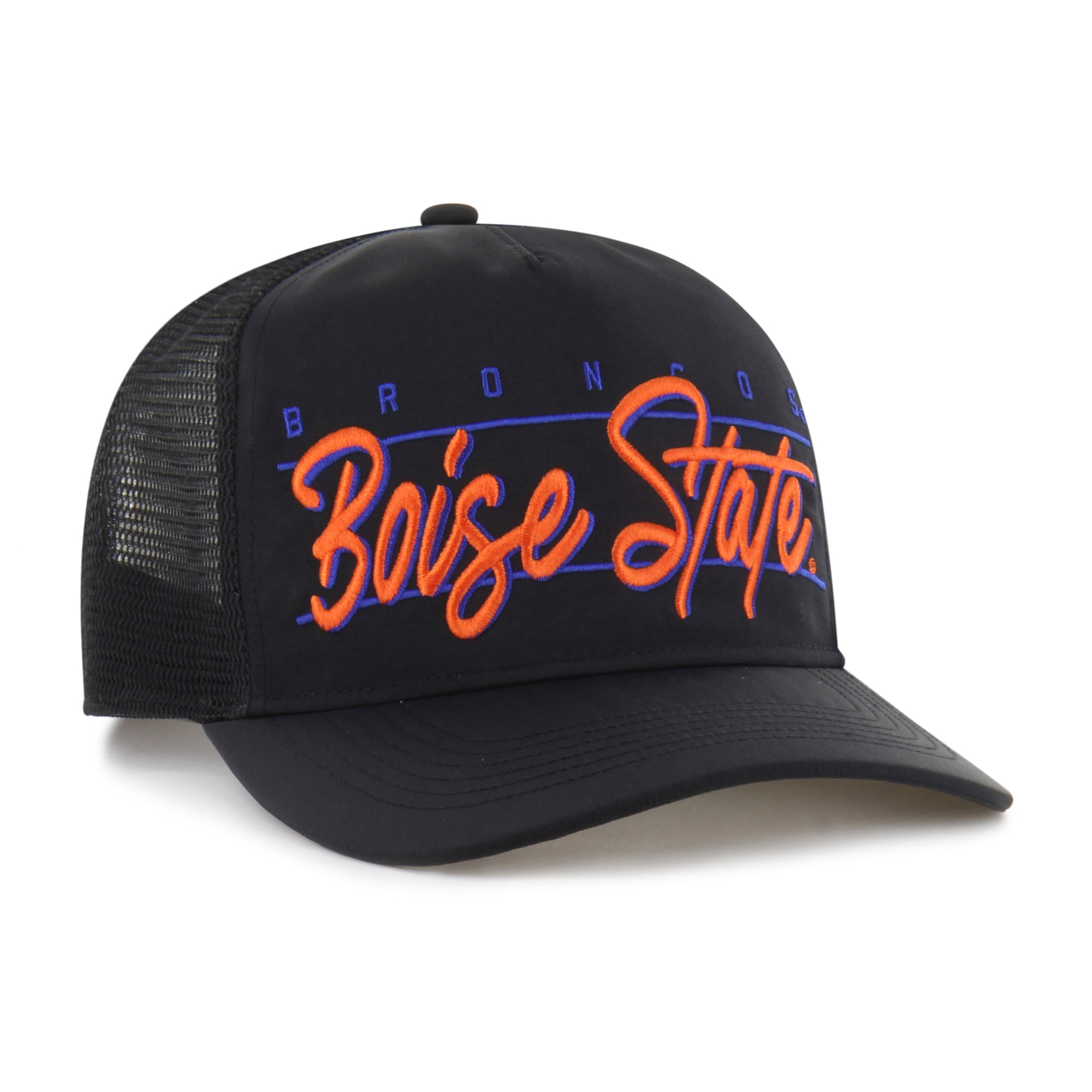 Unisex '47 Black Boise State Broncos brrr° Condor Mesh Hitch Adjustable Hat