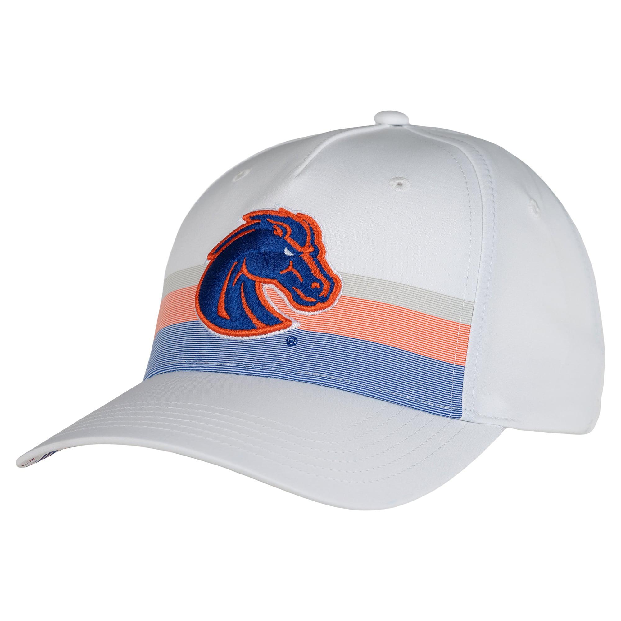 Unisex Ahead White Boise State Broncos The Sideline Adjustable Hat