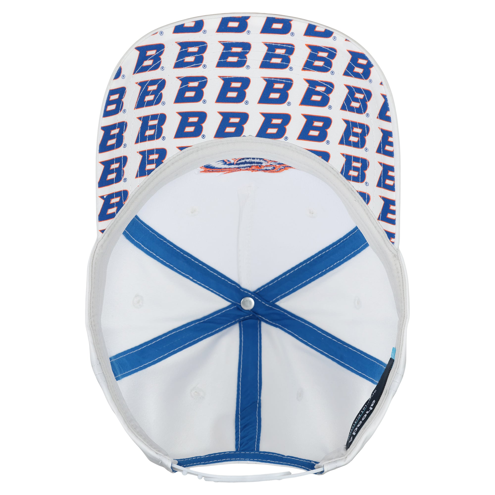 Unisex Ahead White Boise State Broncos The Sideline Adjustable Hat