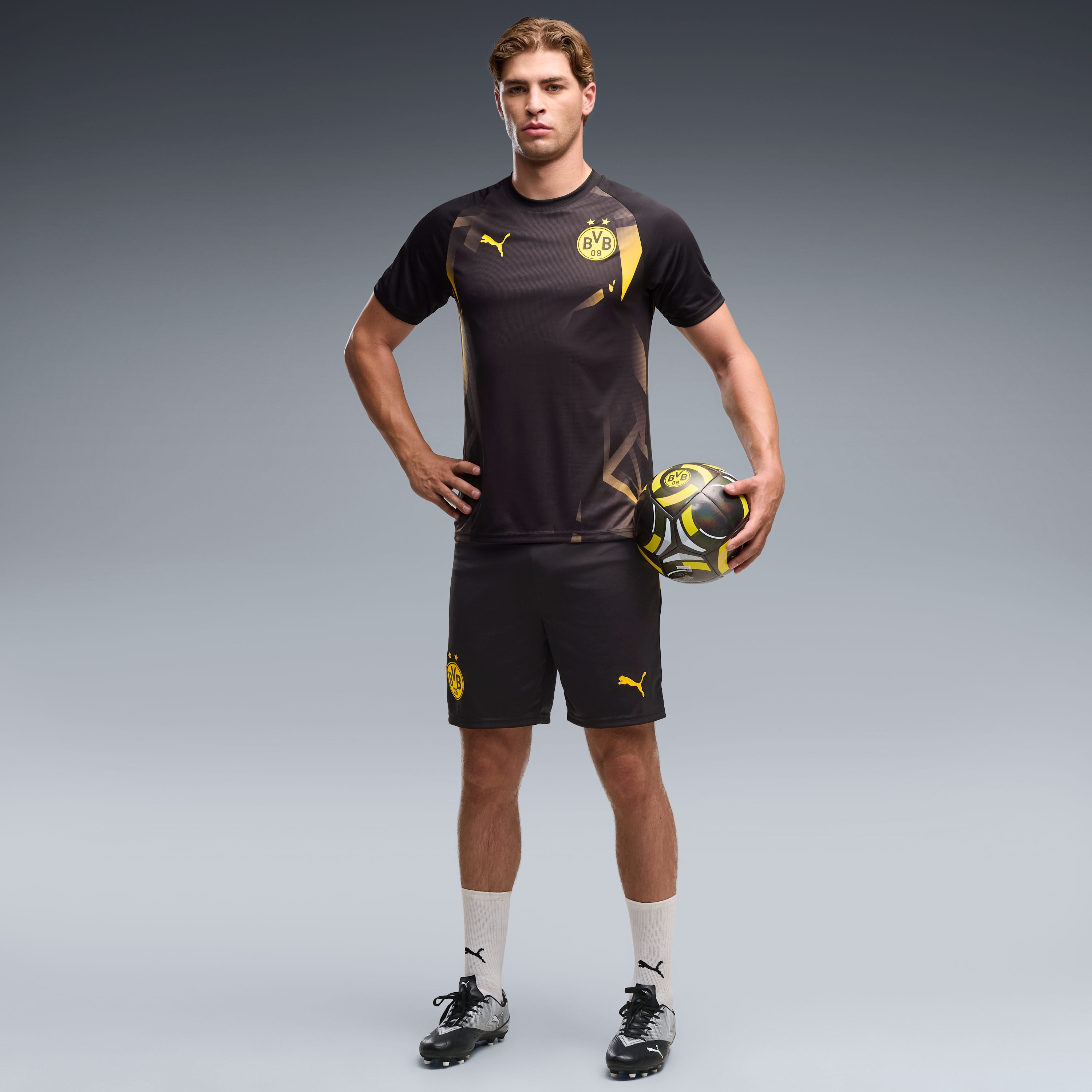 Men's Puma Black Borussia Dortmund 2026/27 Pre-Match Top