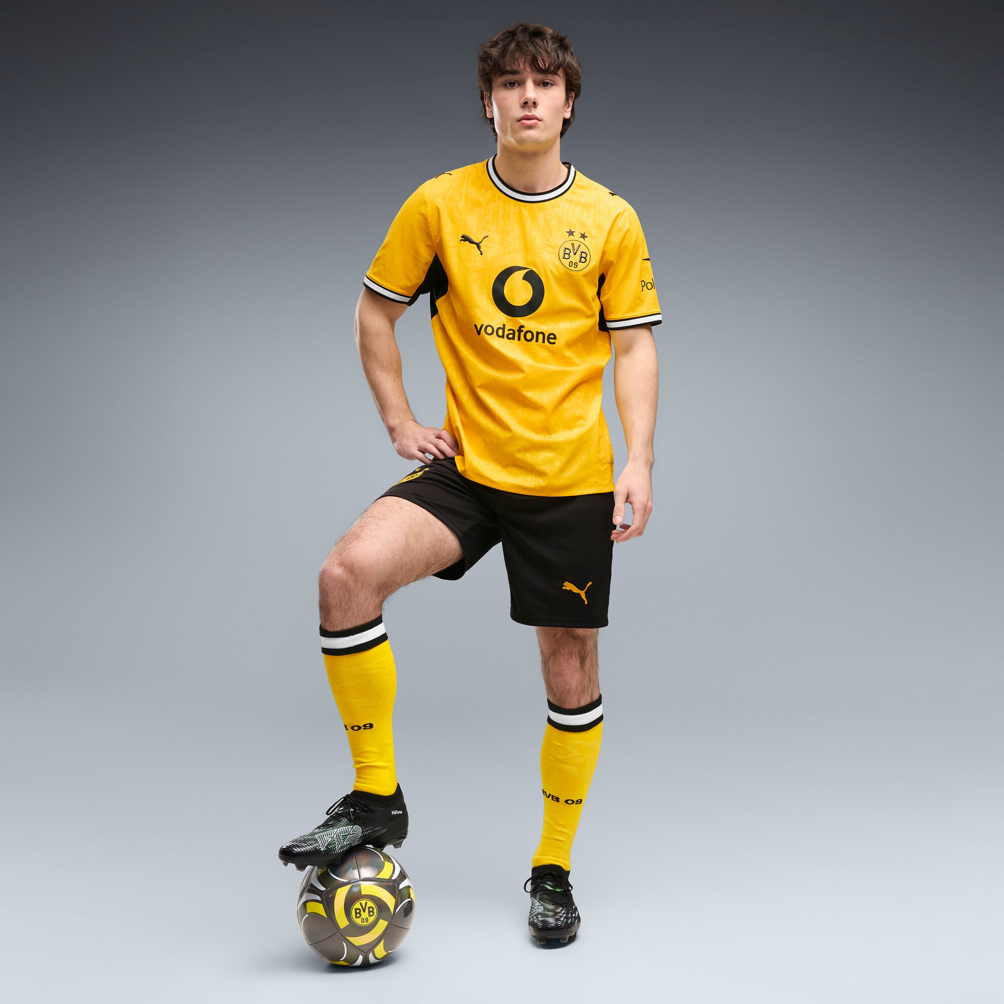 Men's Puma Black Borussia Dortmund 2026/27 Replica Shorts