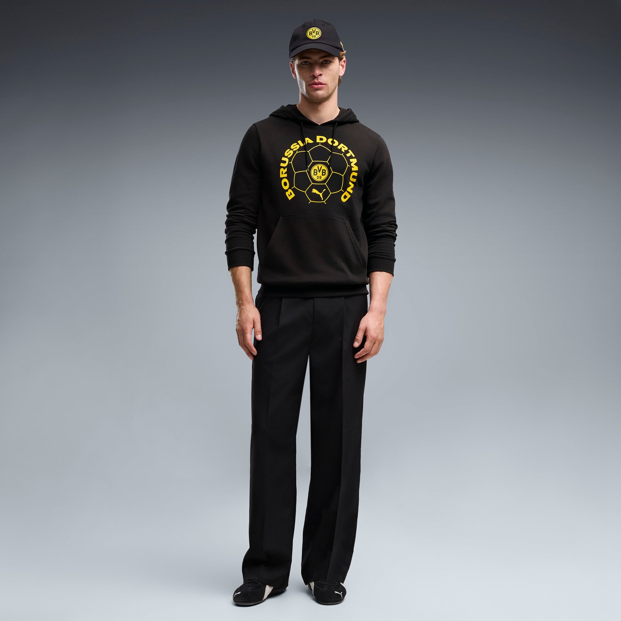 Men's Puma Black Borussia Dortmund ftblCulture Hoodie