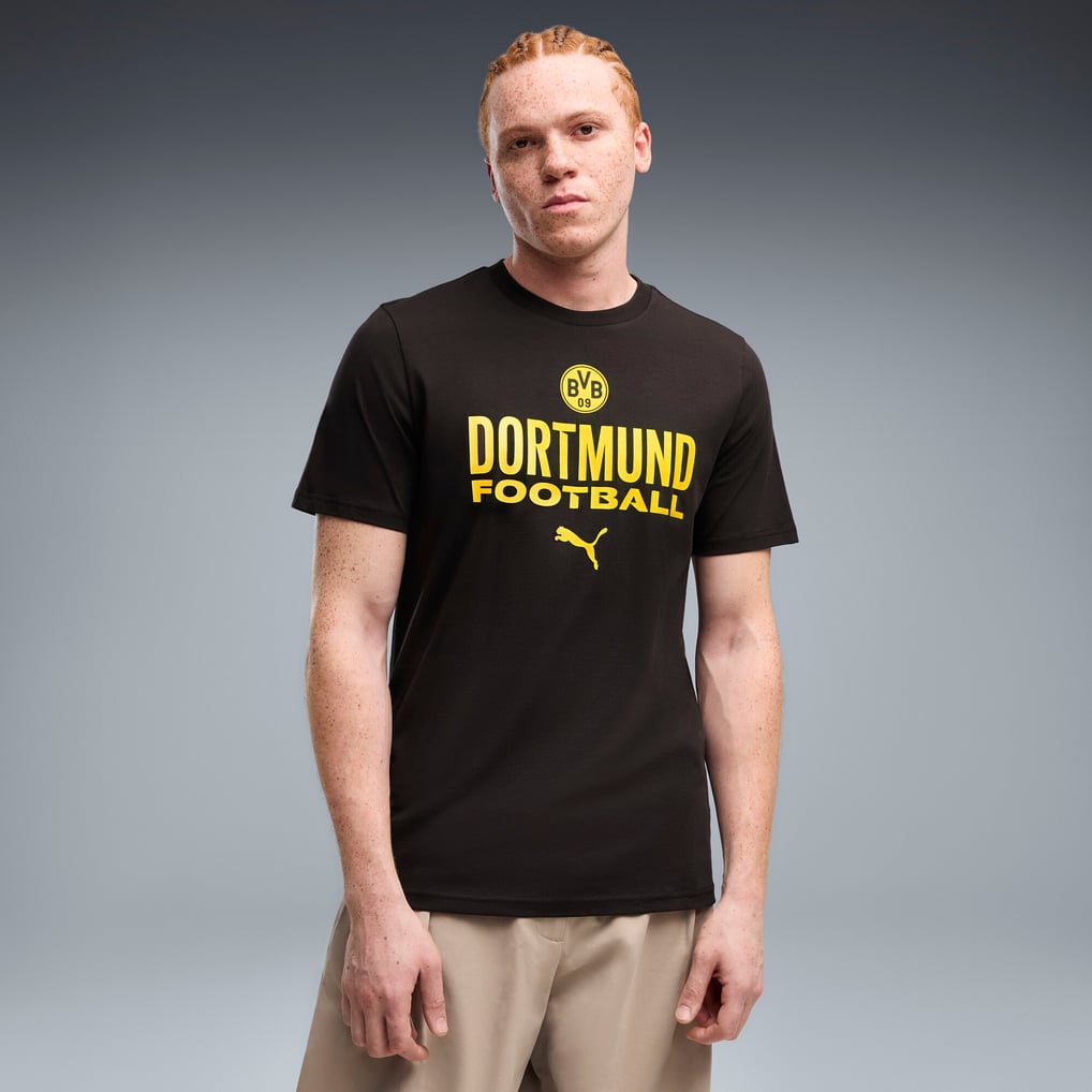  Borussia Dortmund Puma ftblCulture T-Shirt - Black