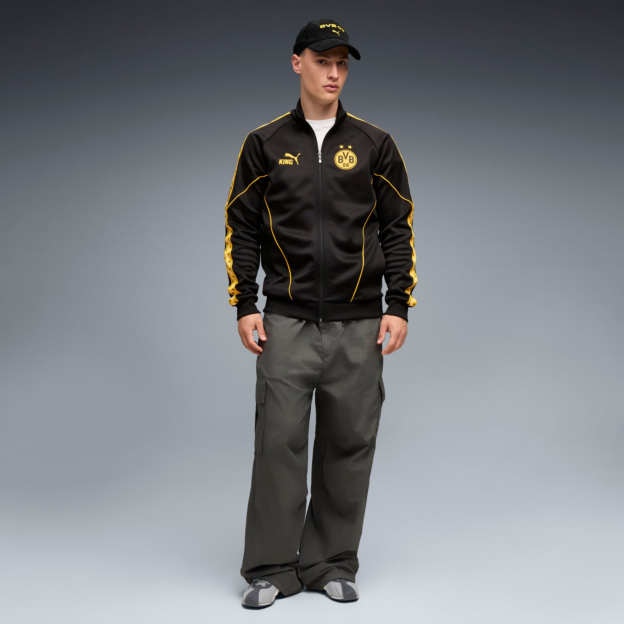 Men's Puma Borussia Dortmund King Anthem dryCELL Full-Zip Jacket