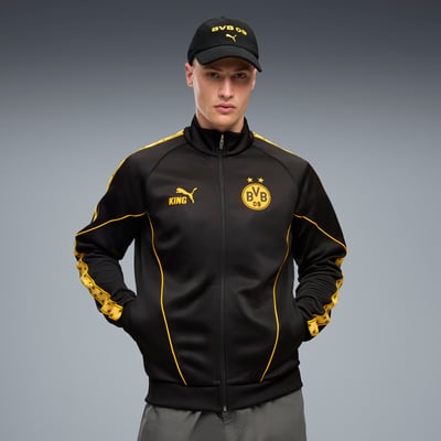 Veste zippée intégrale Puma King Anthem dryCELL Borussia Dortmund - Noire