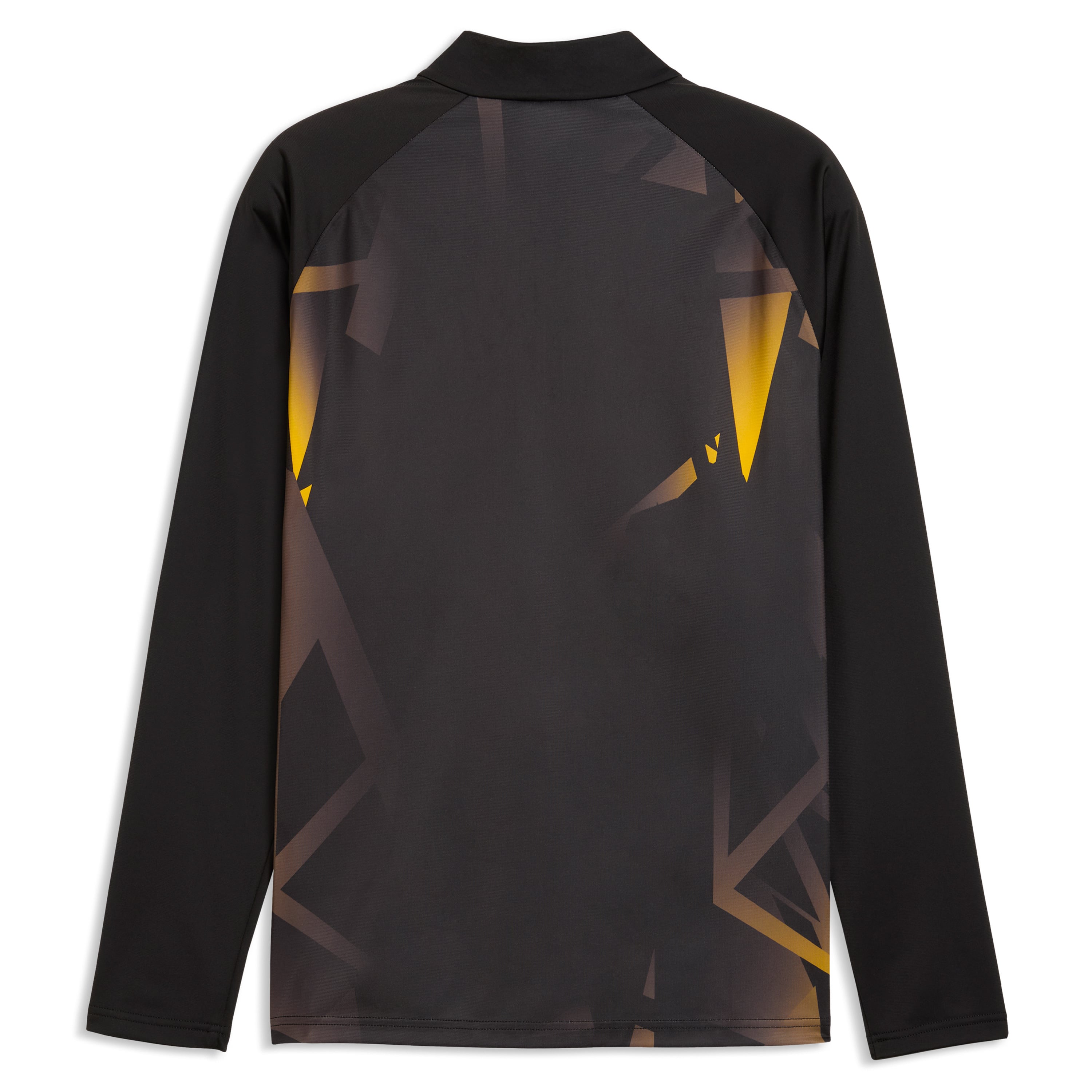Maillot d'avant-match Puma noir Borussia Dortmund à col zippé dryCELL pour homme