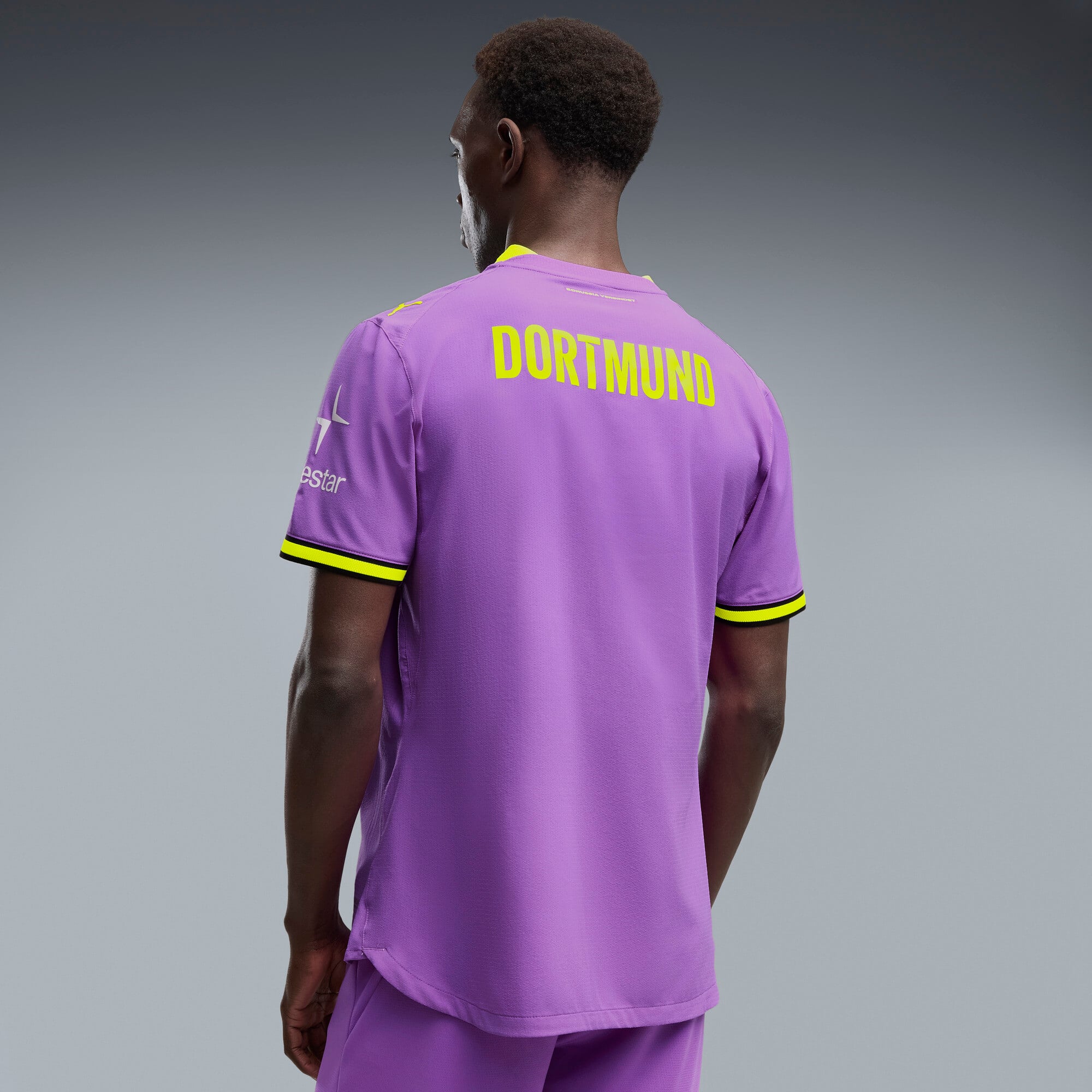 Maillot authentique Third Puma violet du Borussia Dortmund pour homme, saison 2026/27