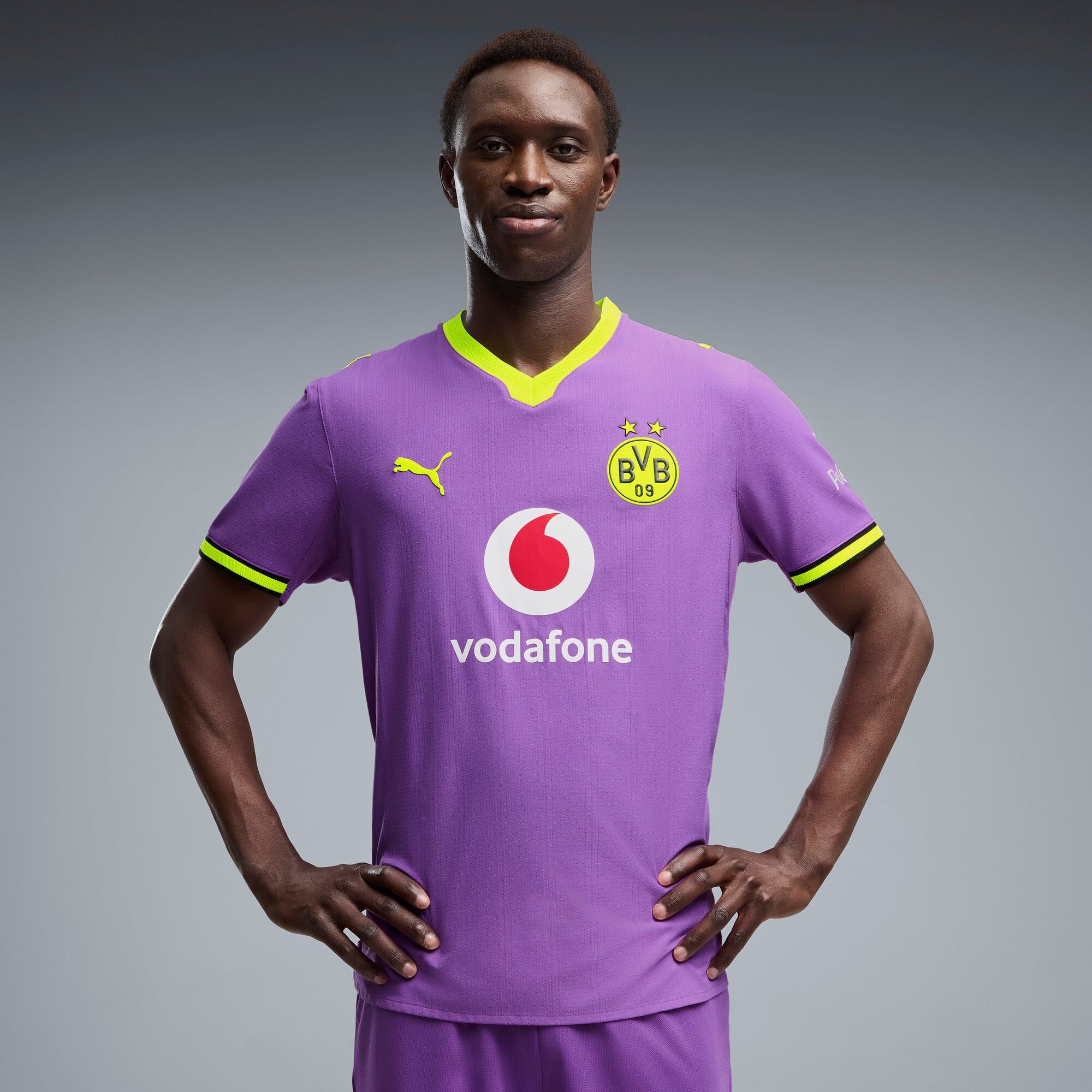 Maillot authentique Third Puma violet du Borussia Dortmund pour homme, saison 2026/27