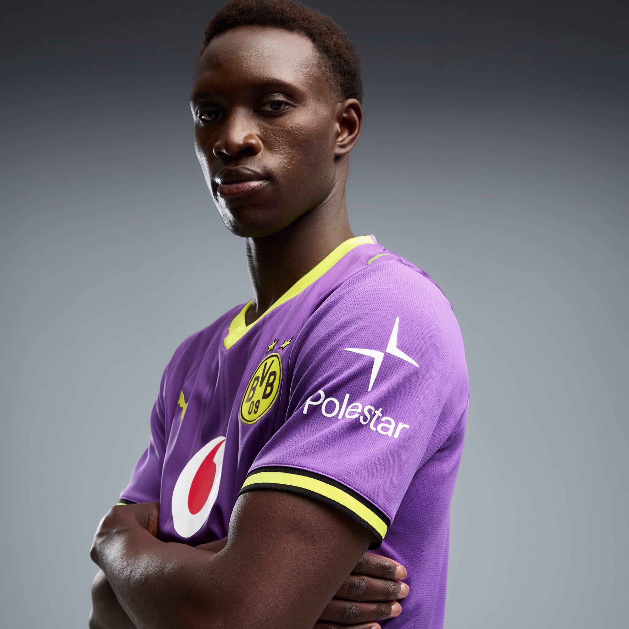 Men's Puma Purple Borussia Dortmund 2026/27 Third Replica Jersey