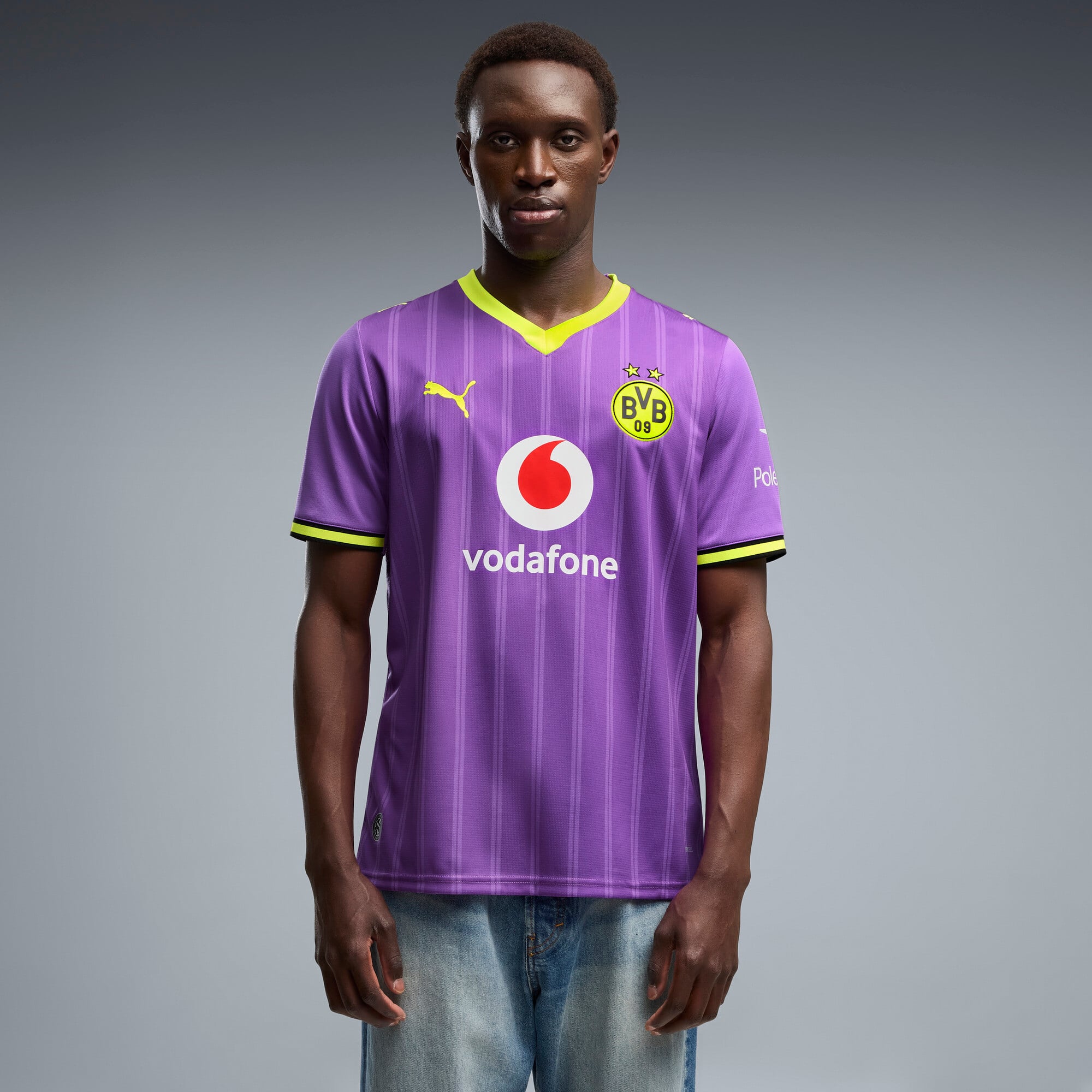 Men's Puma  Purple Borussia Dortmund 2026/27 Third Replica Jersey