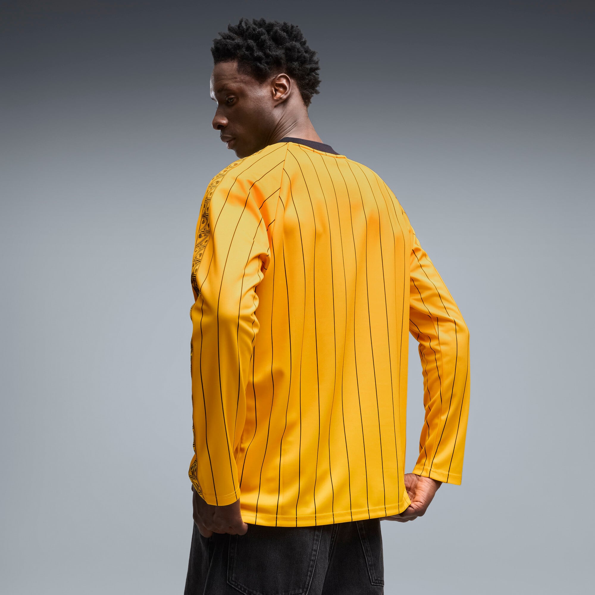 Men's Puma Yellow Borussia Dortmund 2026/27 King Long Sleeve Fashion Jersey