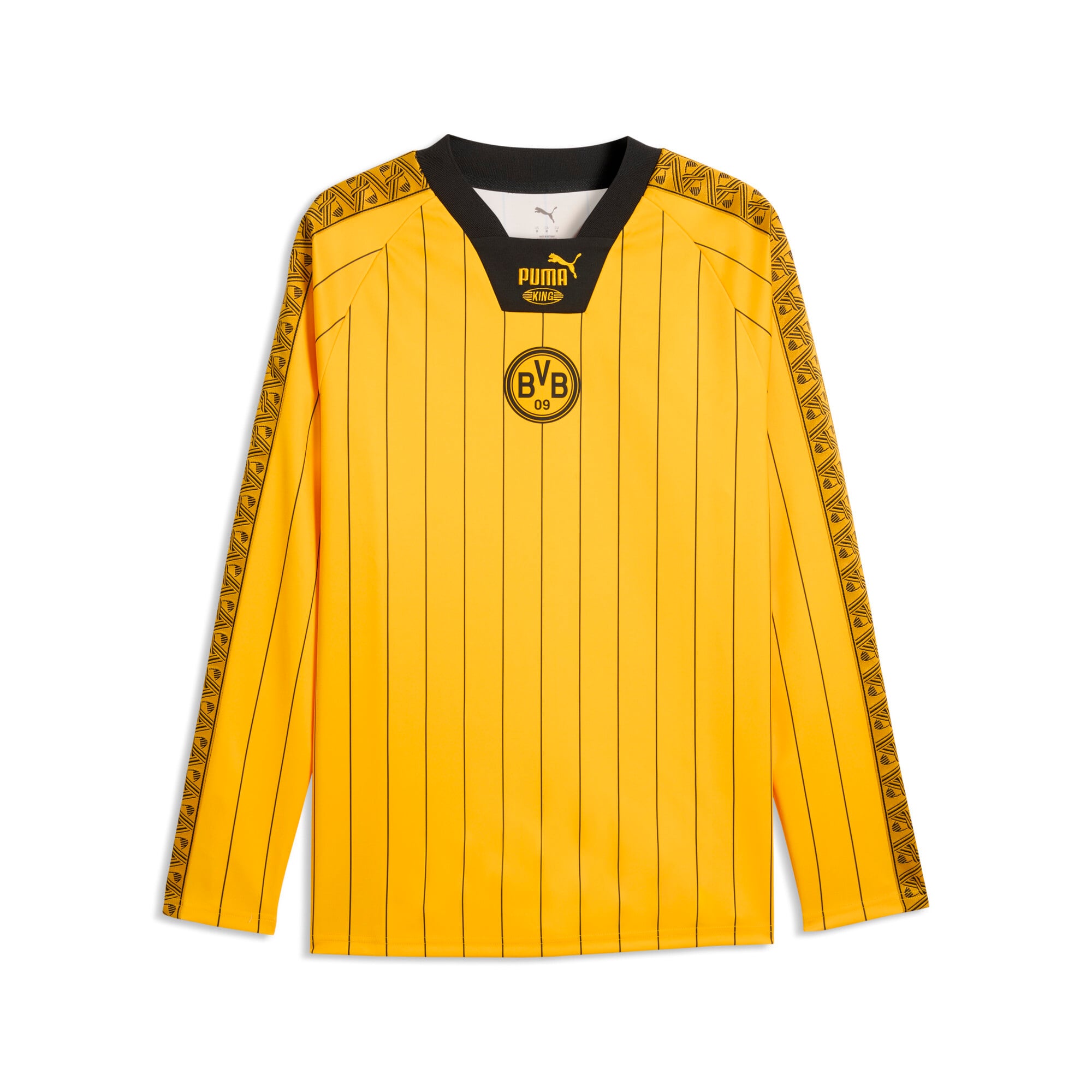 Men's Puma Yellow Borussia Dortmund 2026/27 King Long Sleeve Fashion Jersey
