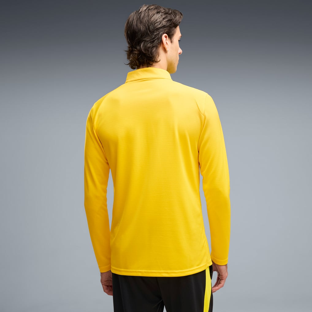 Maillot d'avant-match Puma dryCELL à quart de zip du Borussia Dortmund - Jaune