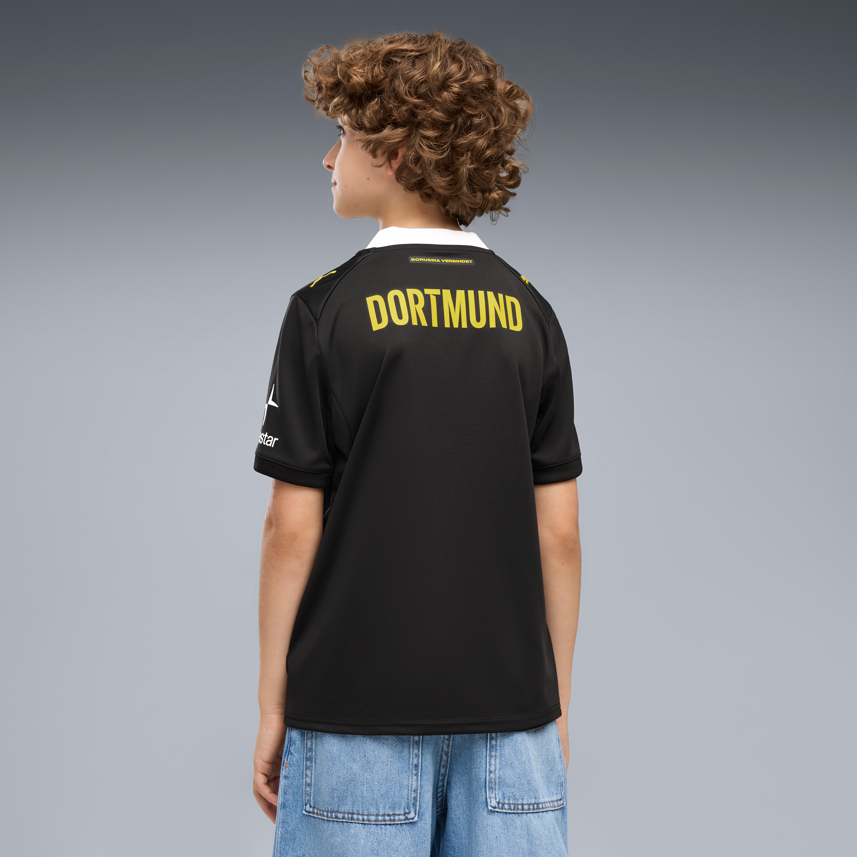 Youth Puma  Black Borussia Dortmund 2026/27 Away Replica Jersey