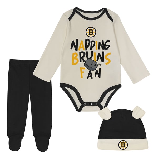 San Jose Sharks 3-Piece Creeper Bodysuit Set For Infant Baby Girls - Pink