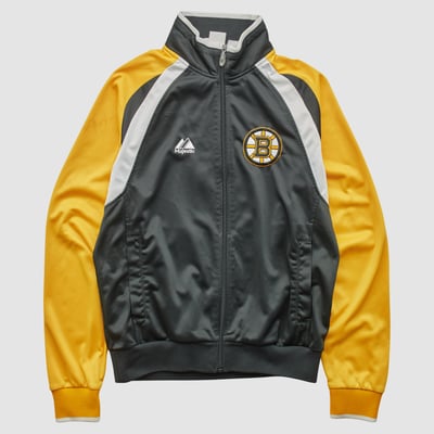 Boston Bruins Majestic 2000s Full Zip Jacket - Black - XS by Fanatics Real Vintage