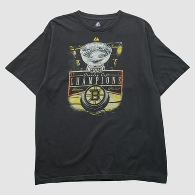 Boston Bruins Majestic 2011 T-shirt - Black - XL by Fanatics Real Vintage