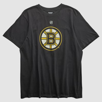 Boston Bruins Reebok 2010s T-shirt - Black - L by Fanatics Real Vintage
