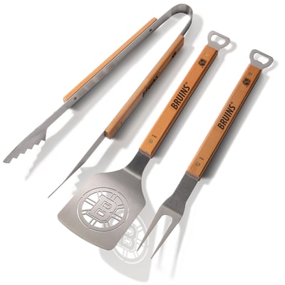 Boston Bruins Fanpoint 3-Piece BBQ Set