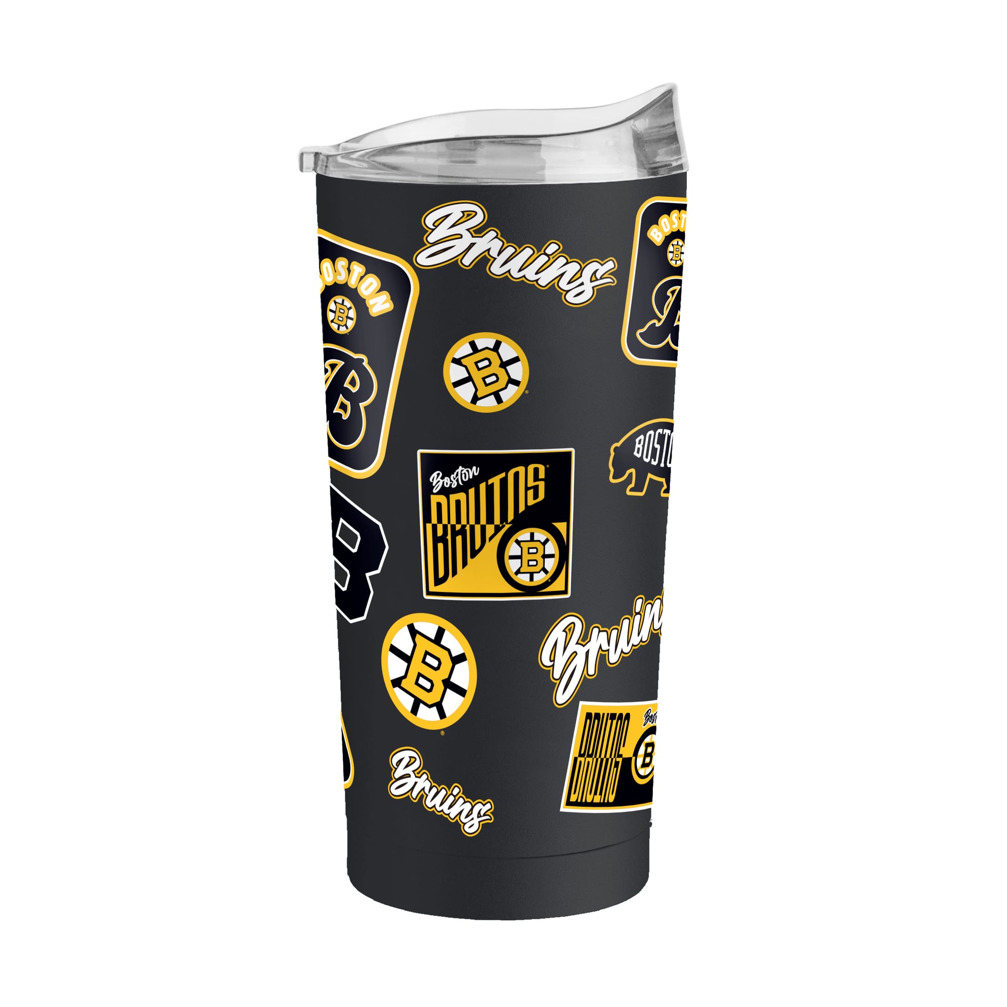 Gobelet isotherme Logo Brands Boston Bruins 20 oz Dreamweave à revêtement en poudre