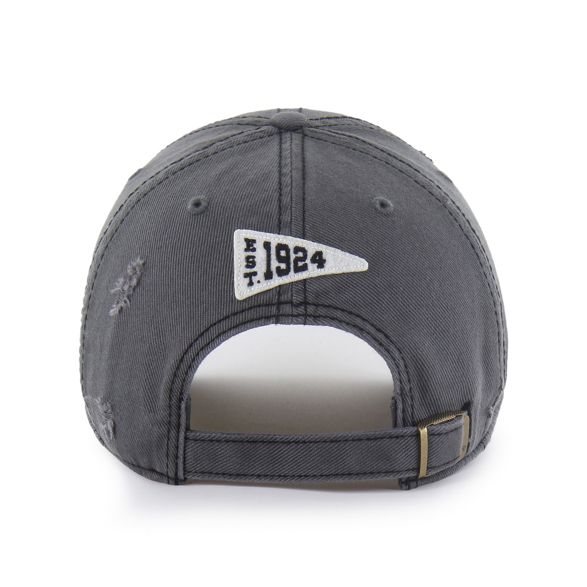 Casquette ajustable Boston Bruins Seymoore noire '47 avec application vieillie