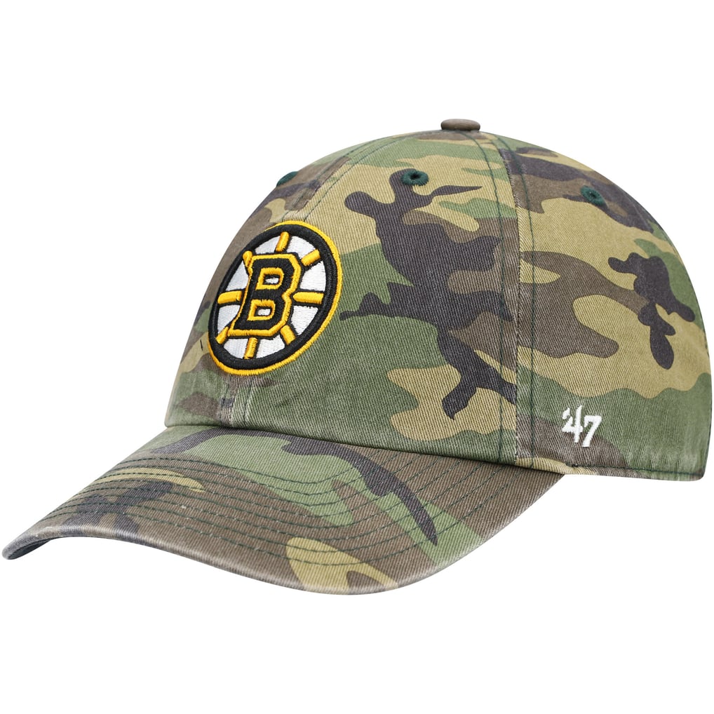 Casquette Ajustable Boston Bruins - Marque '47, Nettoyage Clean Up, Noir, Unisexe Adulte, Neuve