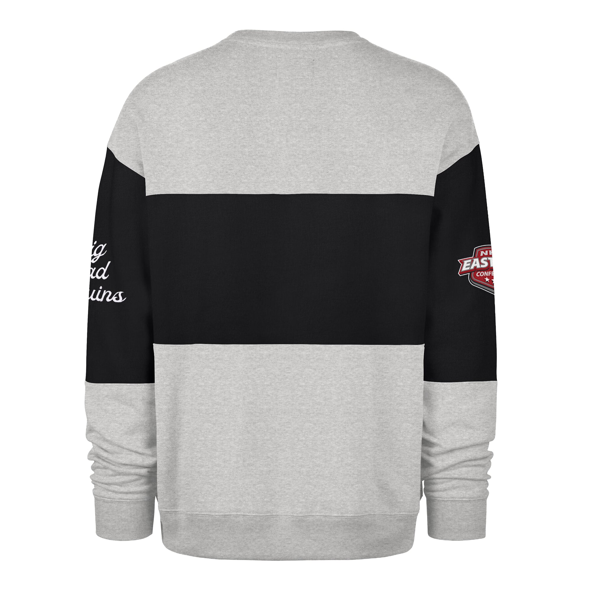 Sweat-shirt à col rond gris Boston Bruins automne Maximilist pour homme « 47 »