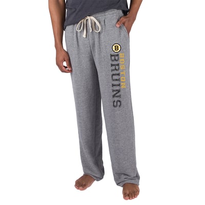 Boston Bruins Concepts Sport Mainstream Terry Tri-Blend Pants - Gray