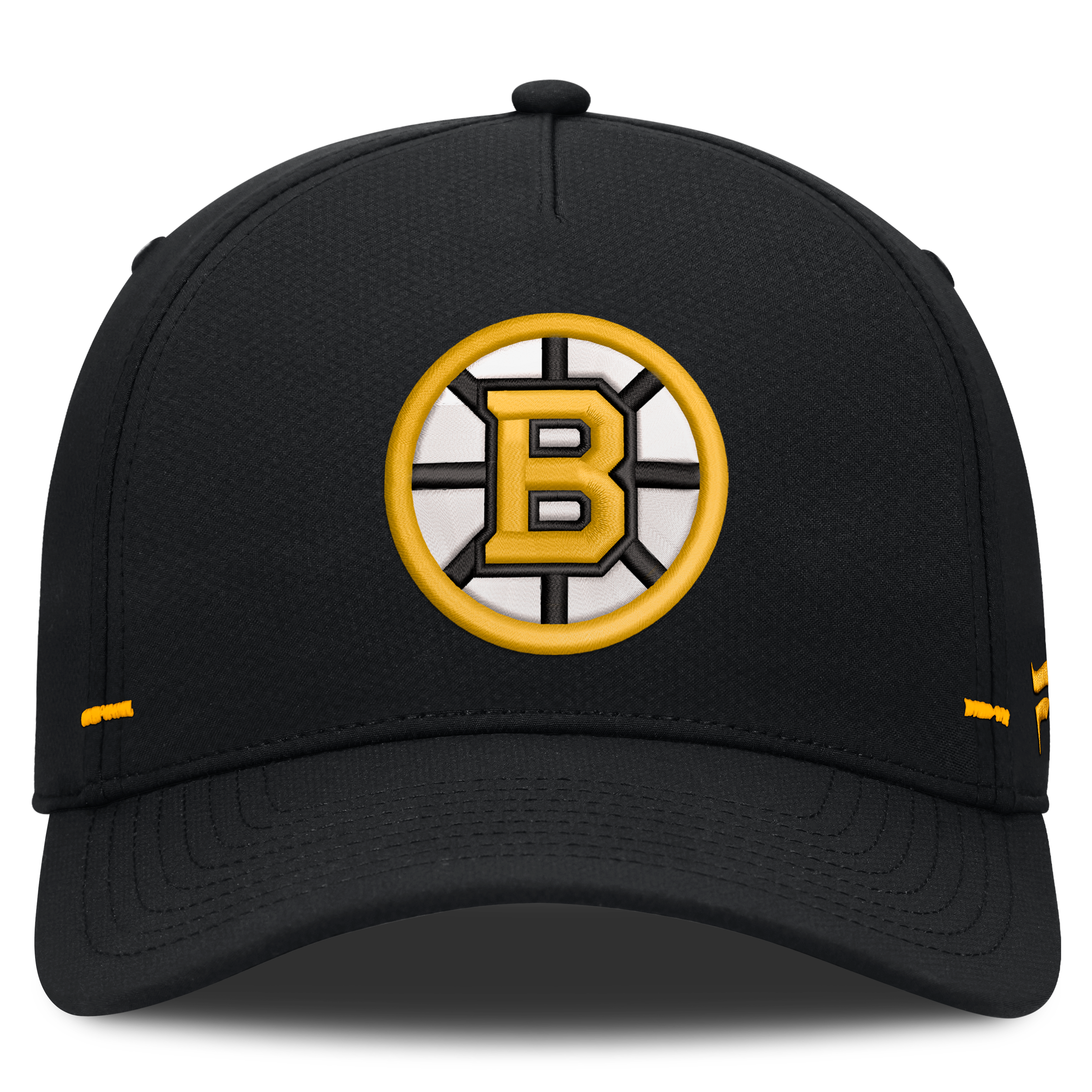 Men's Fanatics Black Boston Bruins Authentic Pro Rink Bar Tacks A-Frame Adjustable Hat