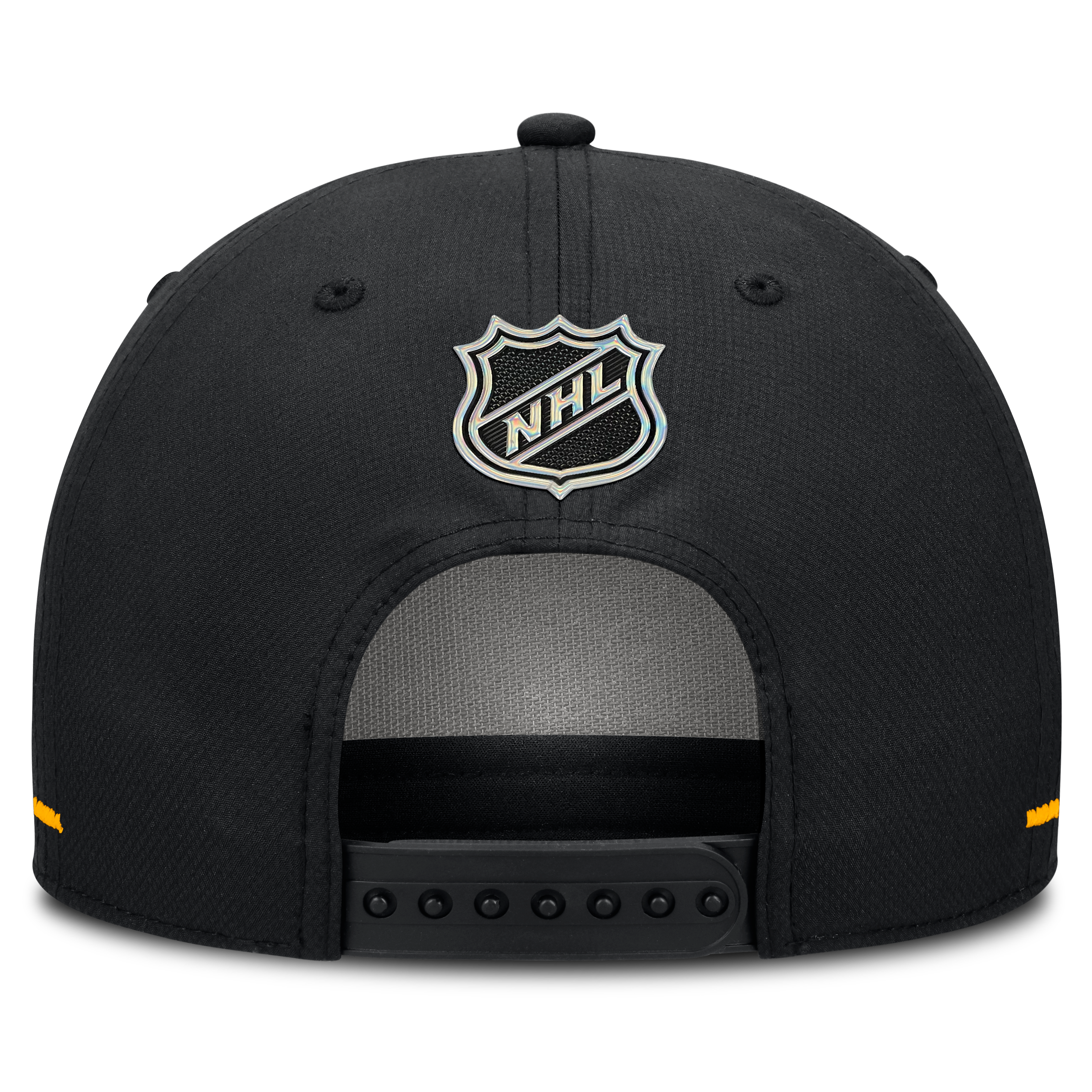 Men's Fanatics Black Boston Bruins Authentic Pro Rink Bar Tacks A-Frame Adjustable Hat