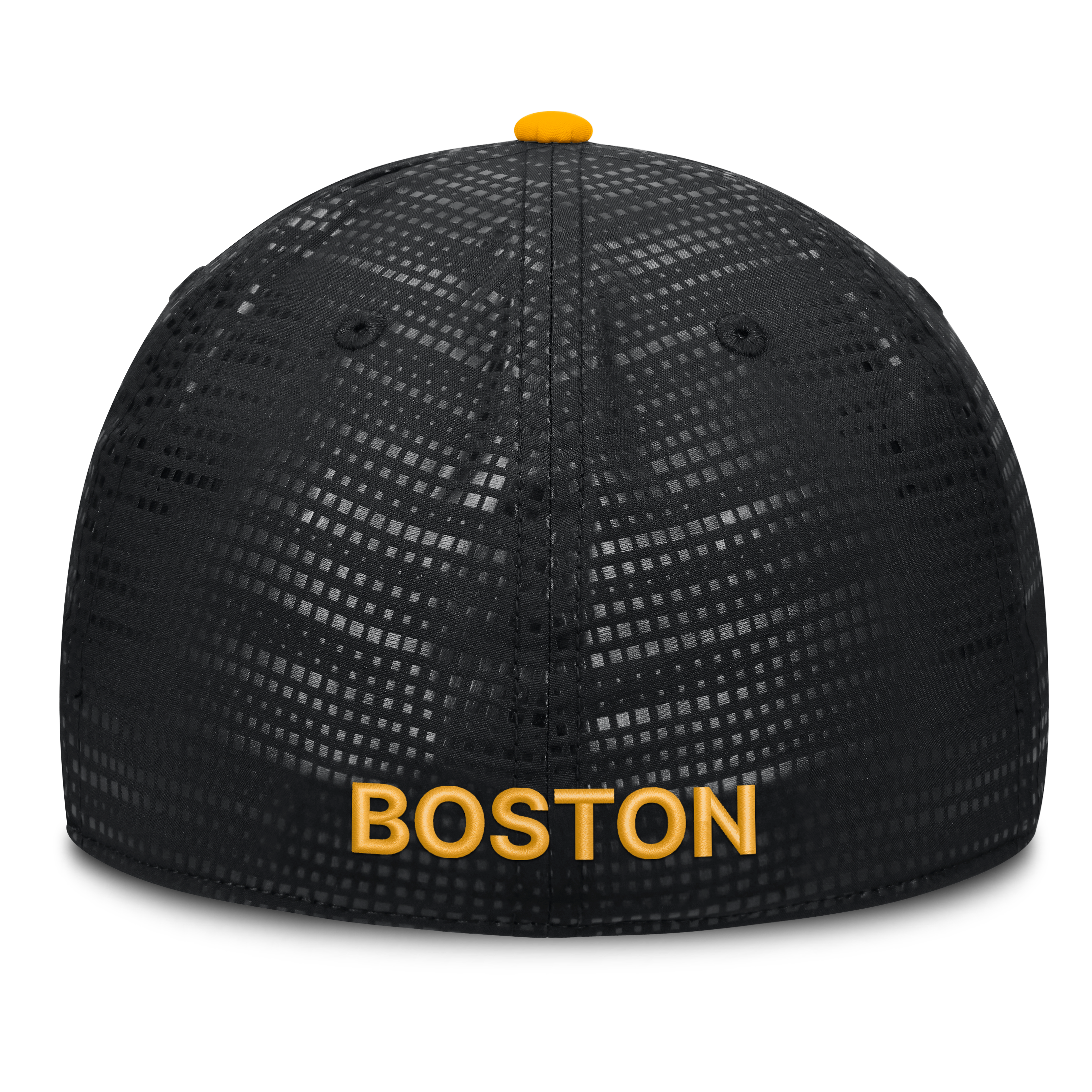 Men's Fanatics Black Boston Bruins Authentic Pro Rink Debossed Stretch Fit Hat