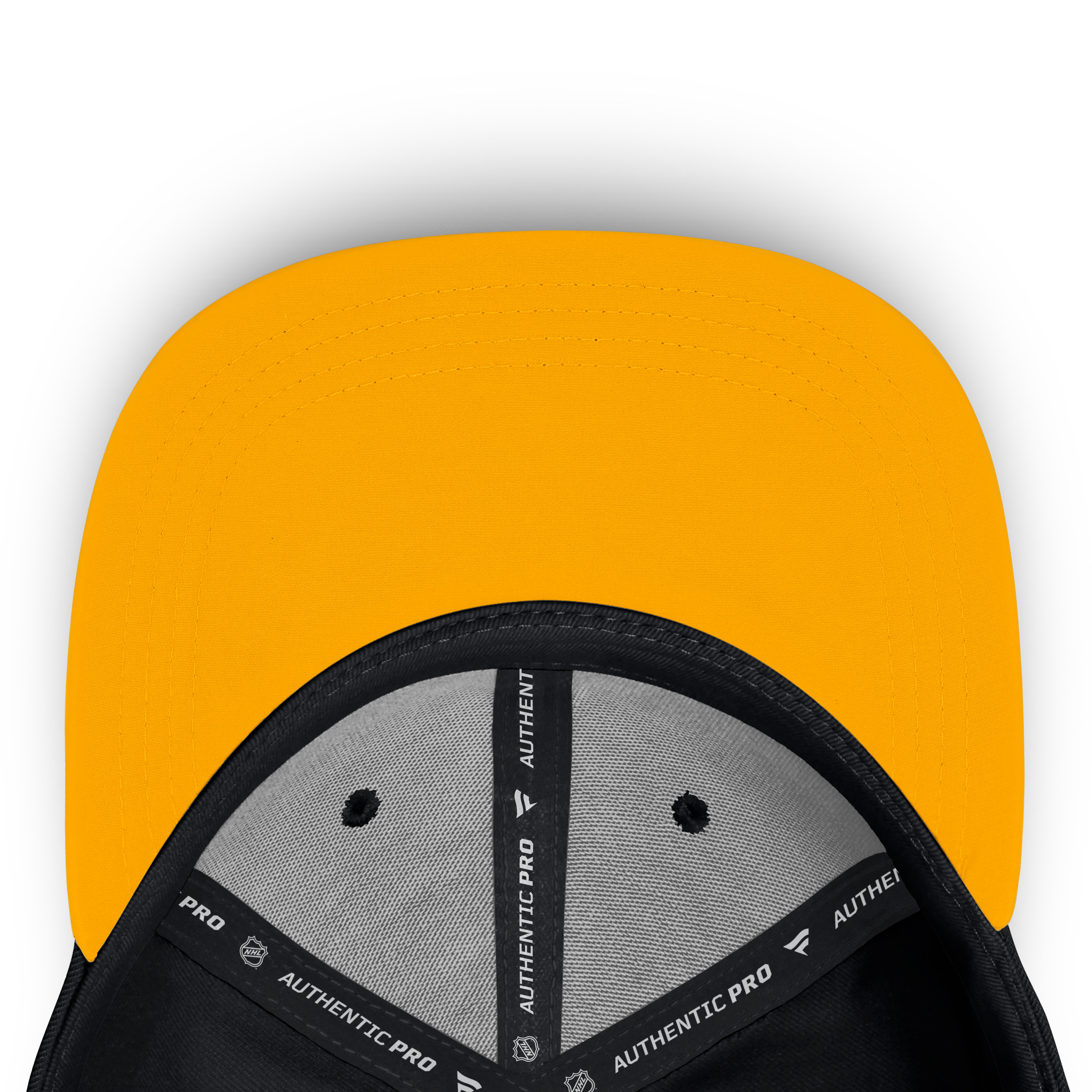 Men's Fanatics Black Boston Bruins Authentic Pro Rink Debossed Stretch Fit Hat