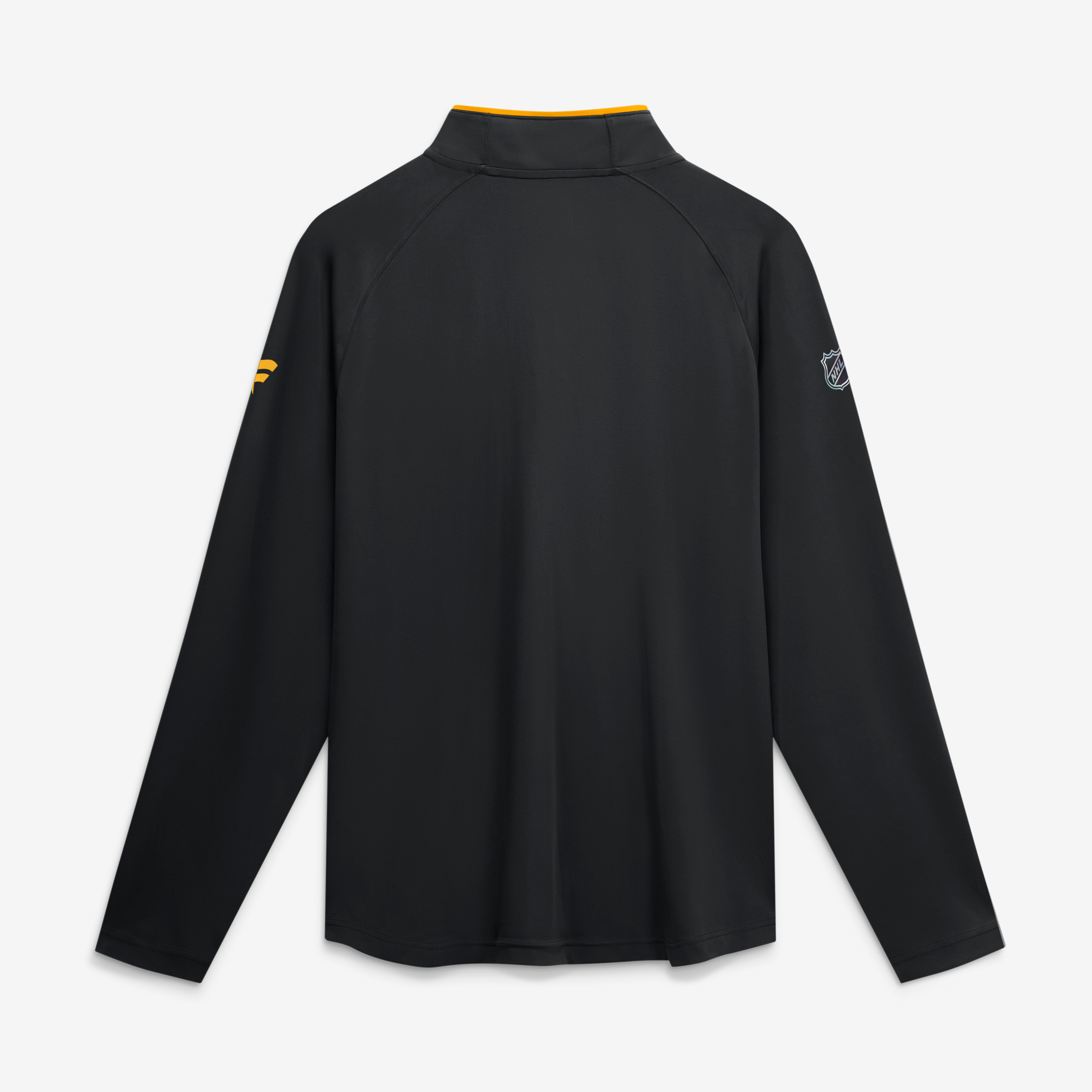 Men's Fanatics Black Boston Bruins Authentic Pro Rink Lightweight Quarter-Zip Pullover