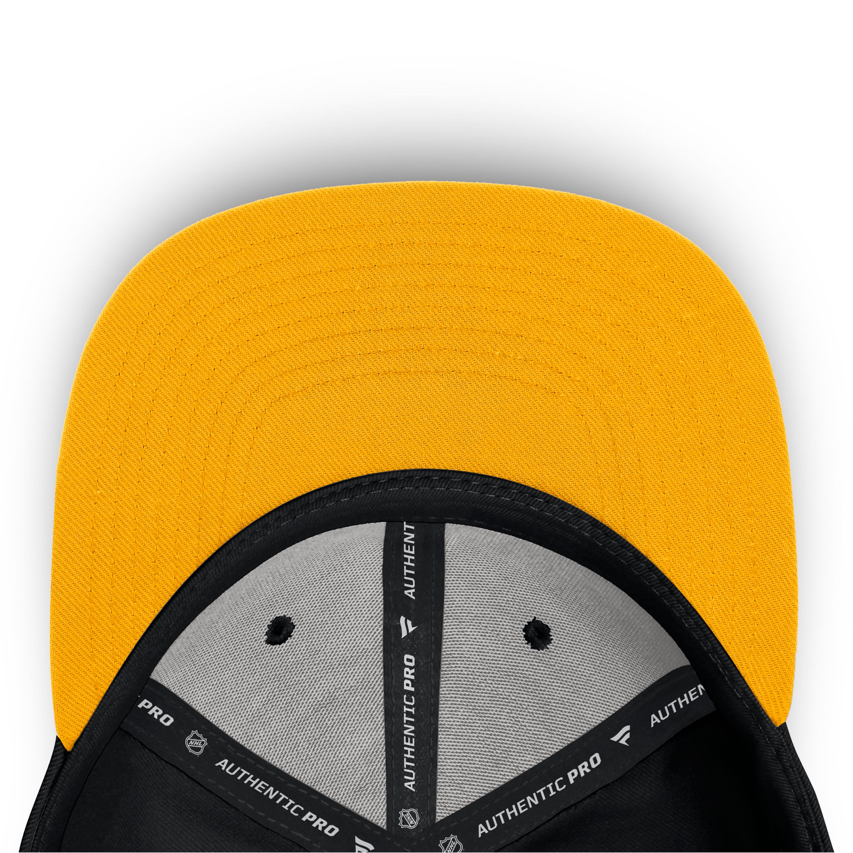 Men's Fanatics Black Boston Bruins Authentic Pro Rink Snapback Hat