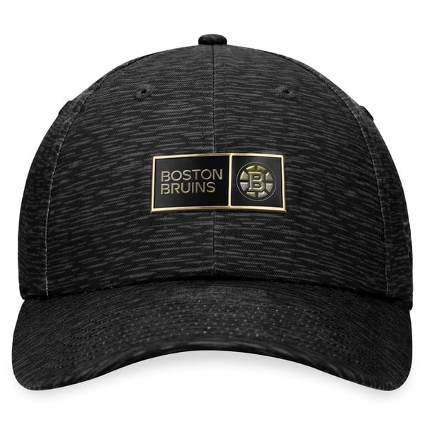 Boston Bruins Fanatics Authentic Pro Road Adjustable Hat - Black display picture 2