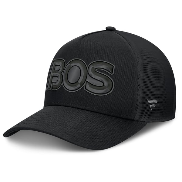 Boston Bruins Fanatics Authentic Pro Road Team Code Trucker  display picture 1