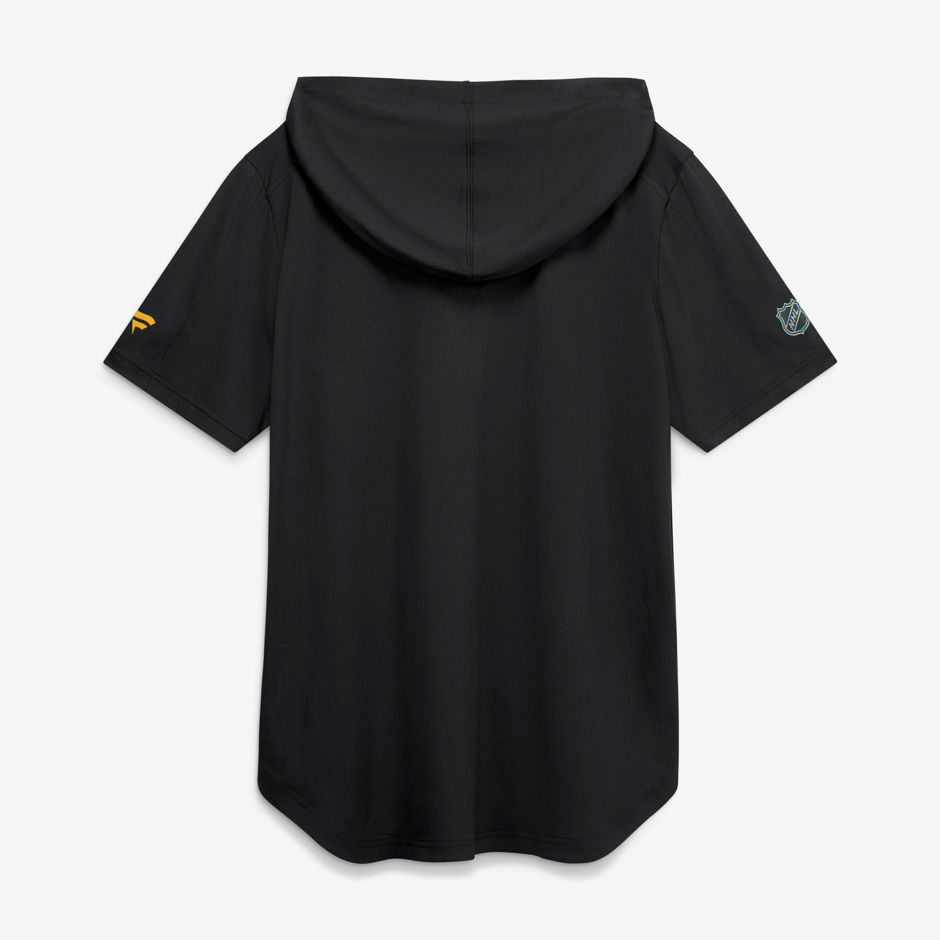 Men's Fanatics Black Boston Bruins Authentic Pro Train Short Sleeve Hoodie