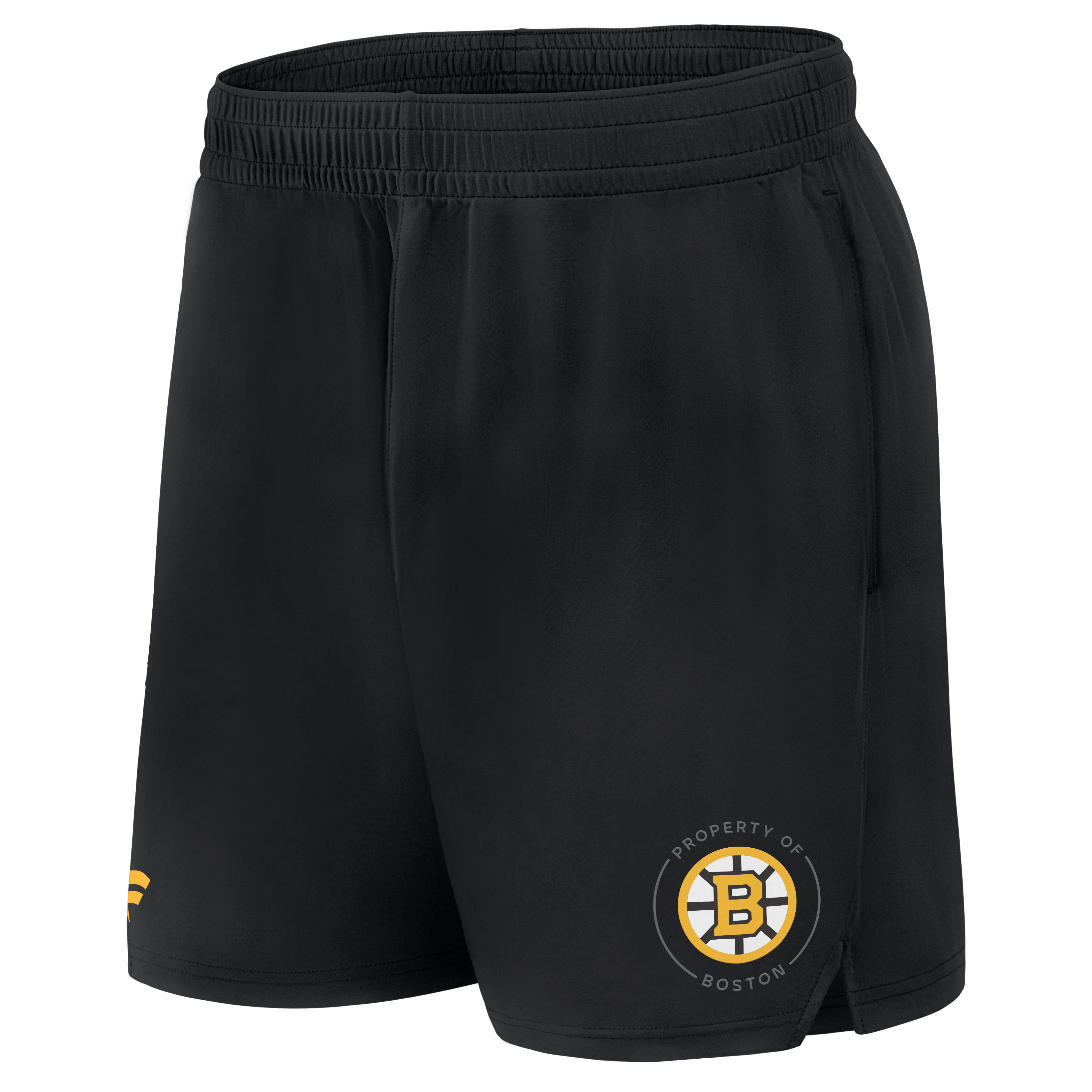 Men's Fanatics Black Boston Bruins Authentic Pro Training Shorts