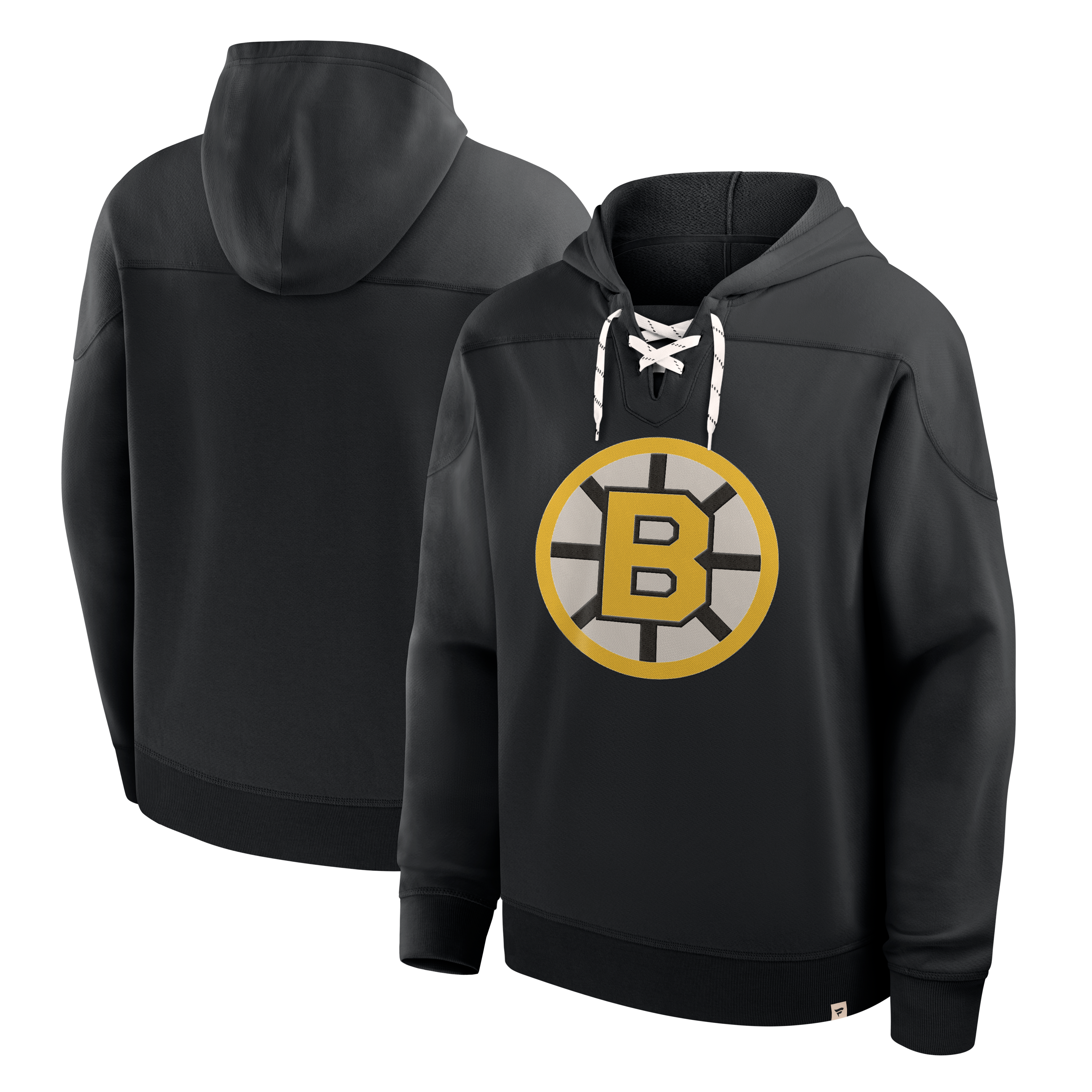 Sweat à capuche en molleton noir Fanatics Boston Bruins pour homme