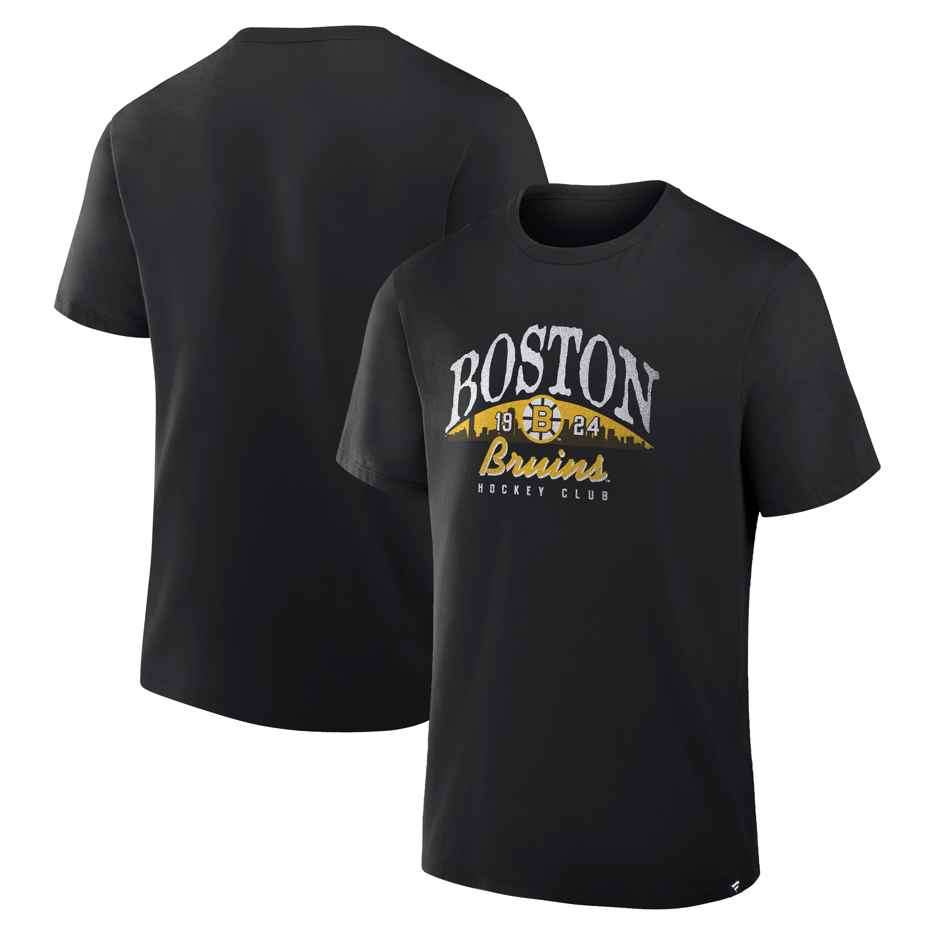 Men's Fanatics Black Boston Bruins Legacy Cross Check T-Shirt