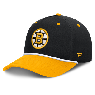 Boston Bruins Fanatics Fundamental Power Play A-Frame Adjustable Hat - Black/Gold