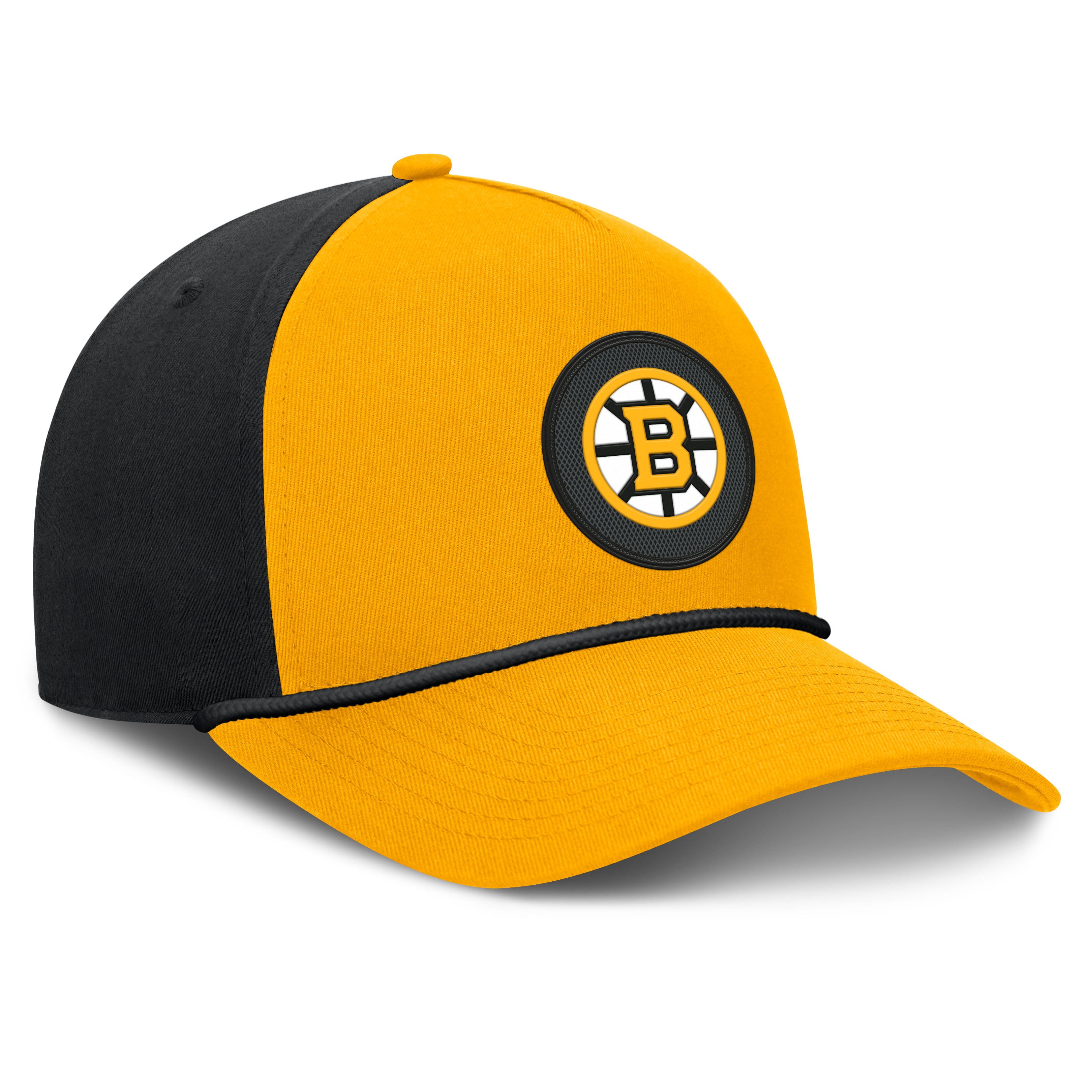 Men's Fanatics Gold Boston Bruins Authentic Pro Rink A-Frame Adjustable Hat