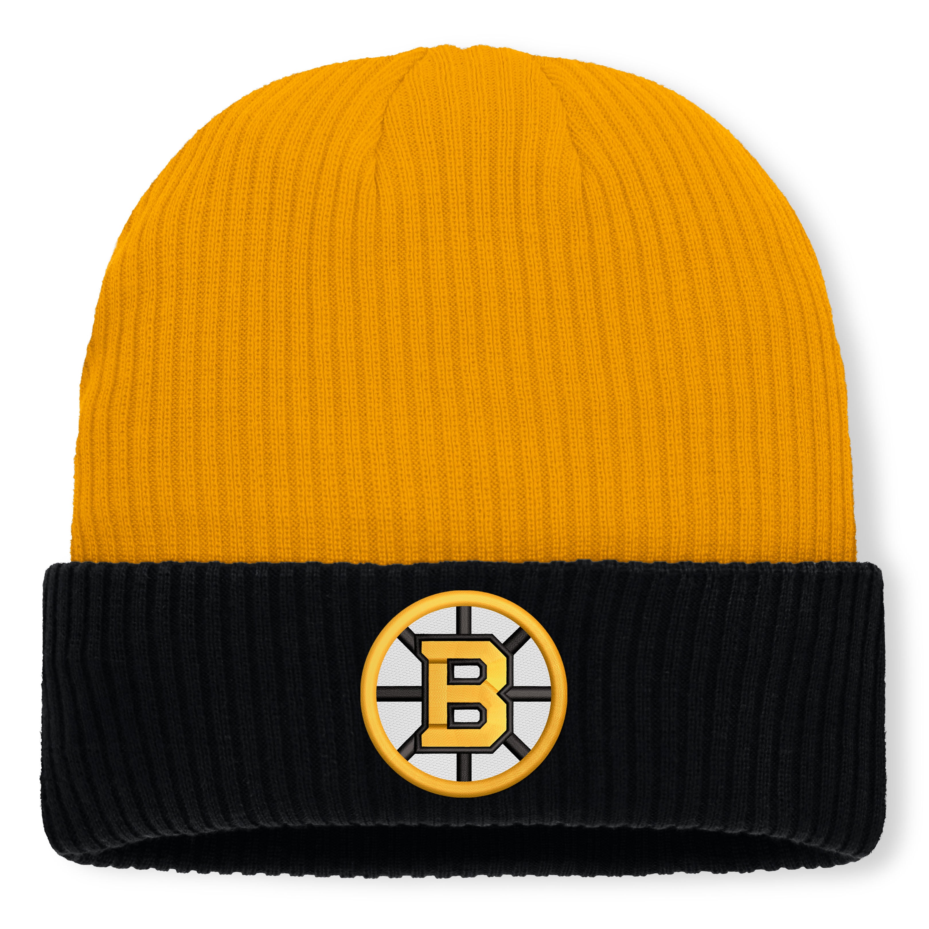 Bonnet à revers authentique Boston Bruins Pro Rink Fanatics Gold pour homme