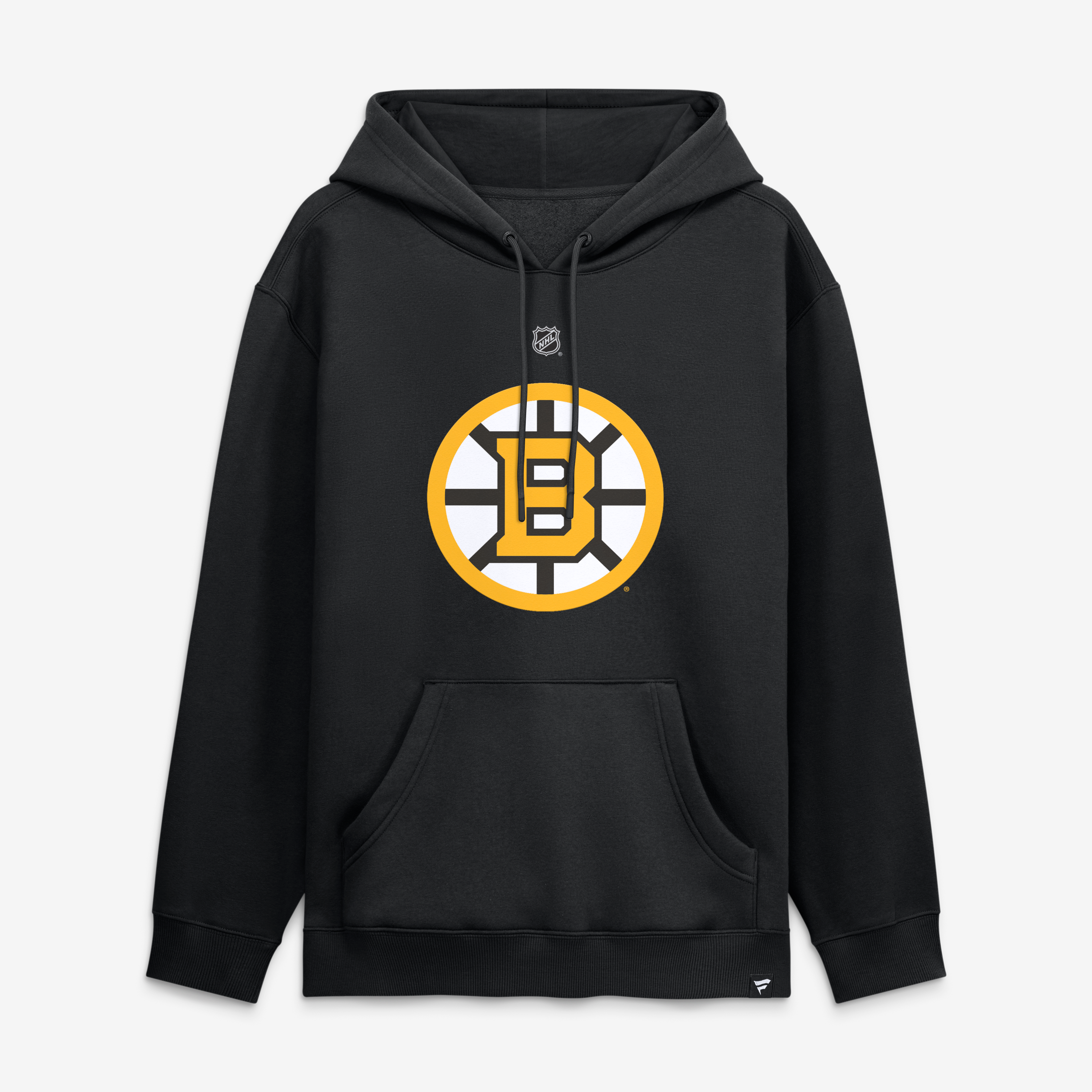 Men's Fanatics JJ Peterka Black Boston Bruins Authentic Stack Name & Number Hoodie