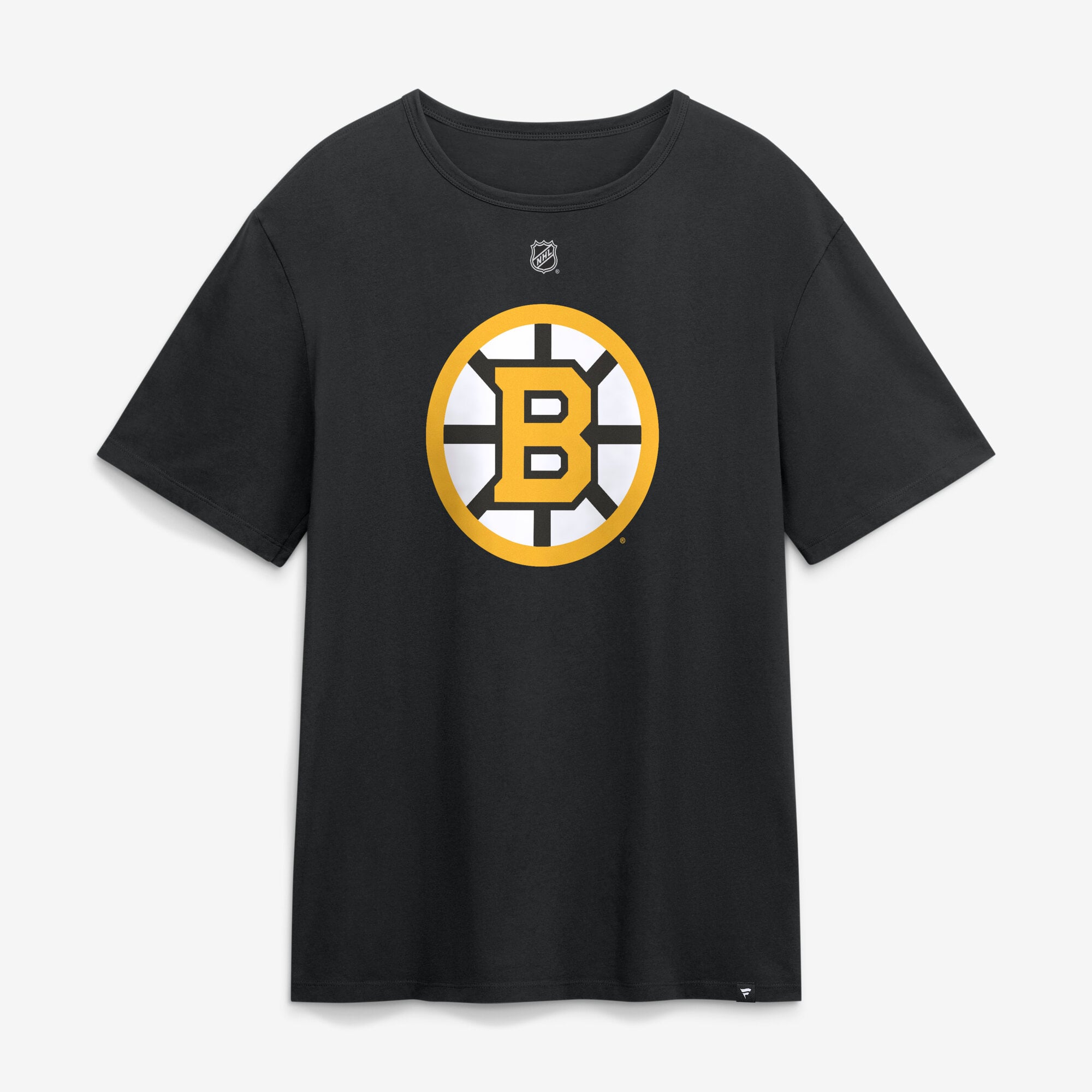 Men's Fanatics JJ Peterka Black Boston Bruins Authentic Stack Name & Number T-Shirt