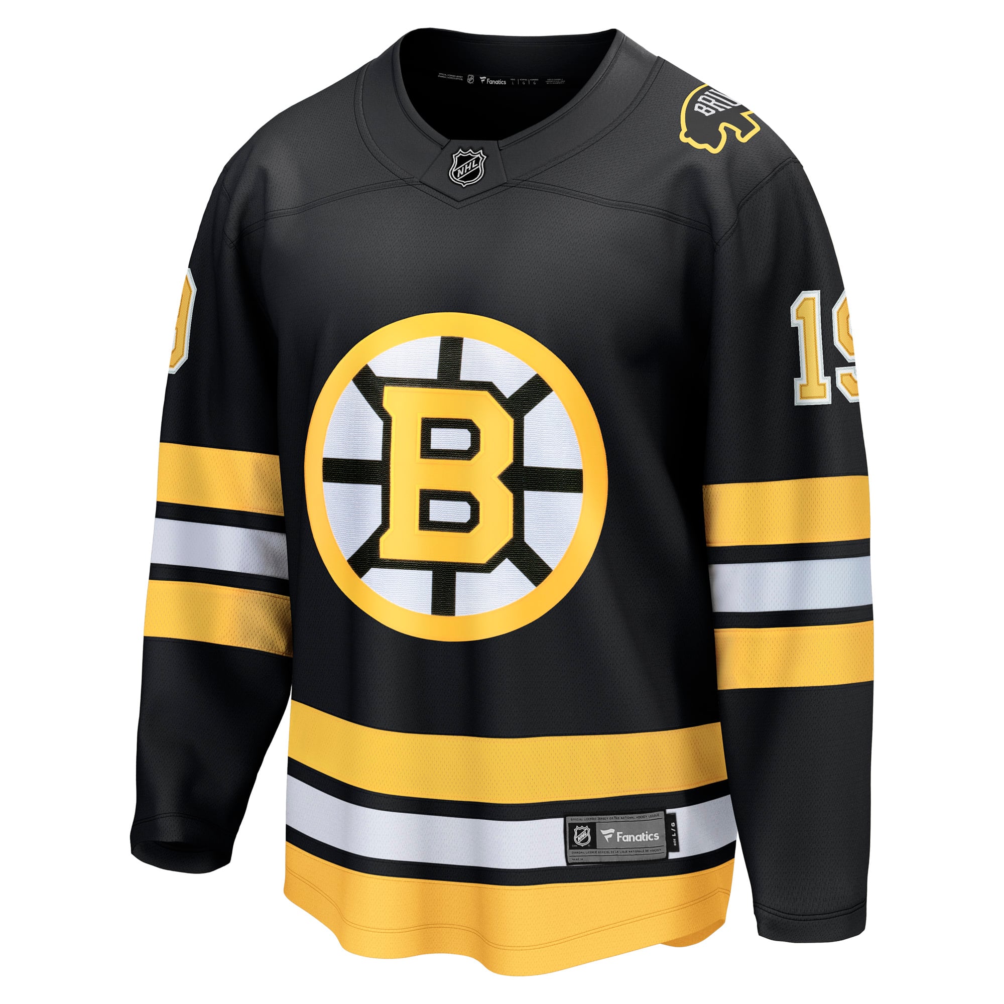 Men's Fanatics John Beecher Black Boston Bruins Home Breakaway Player Jersey