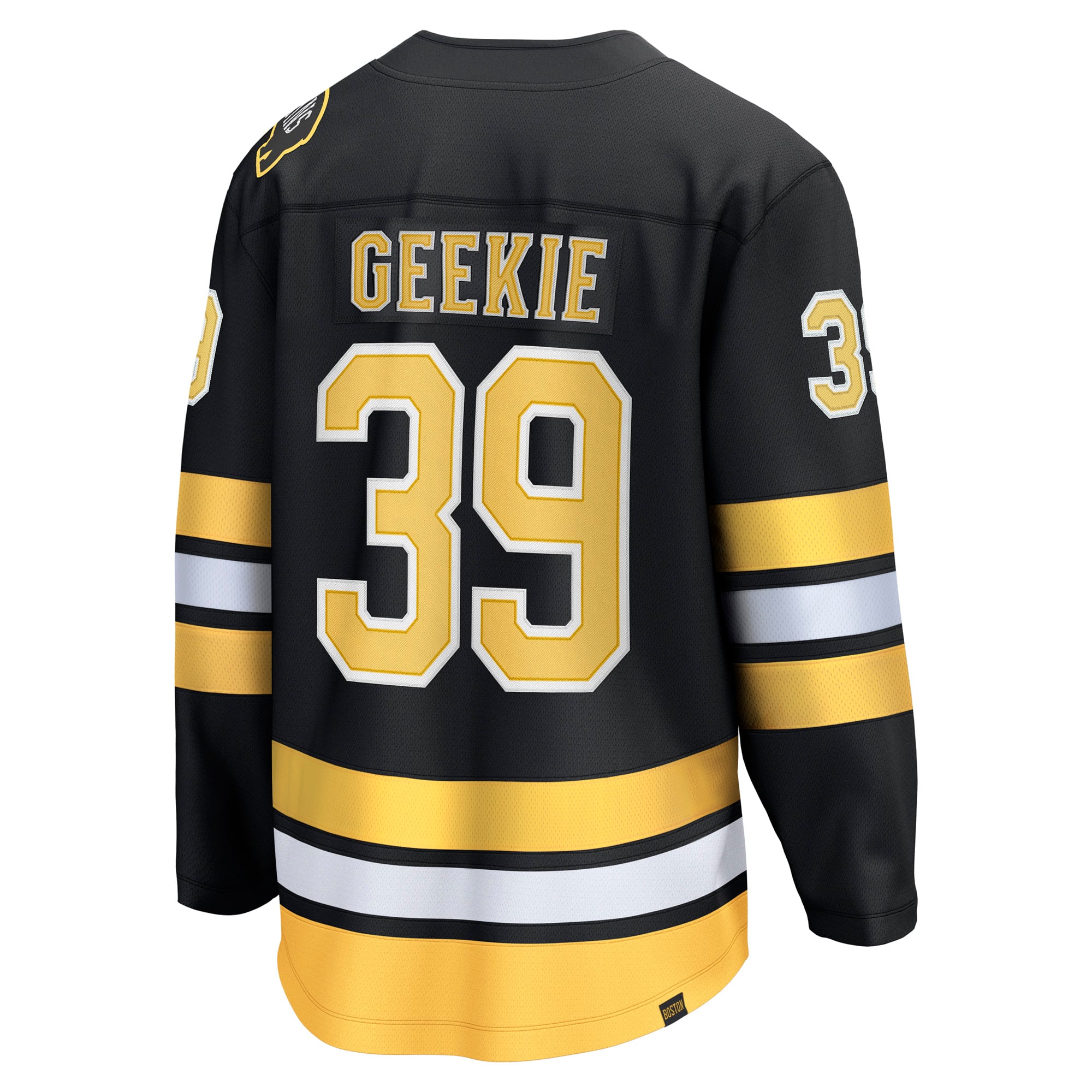 Men's Fanatics Morgan Geekie Black Boston Bruins Home Breakaway Player Jersey