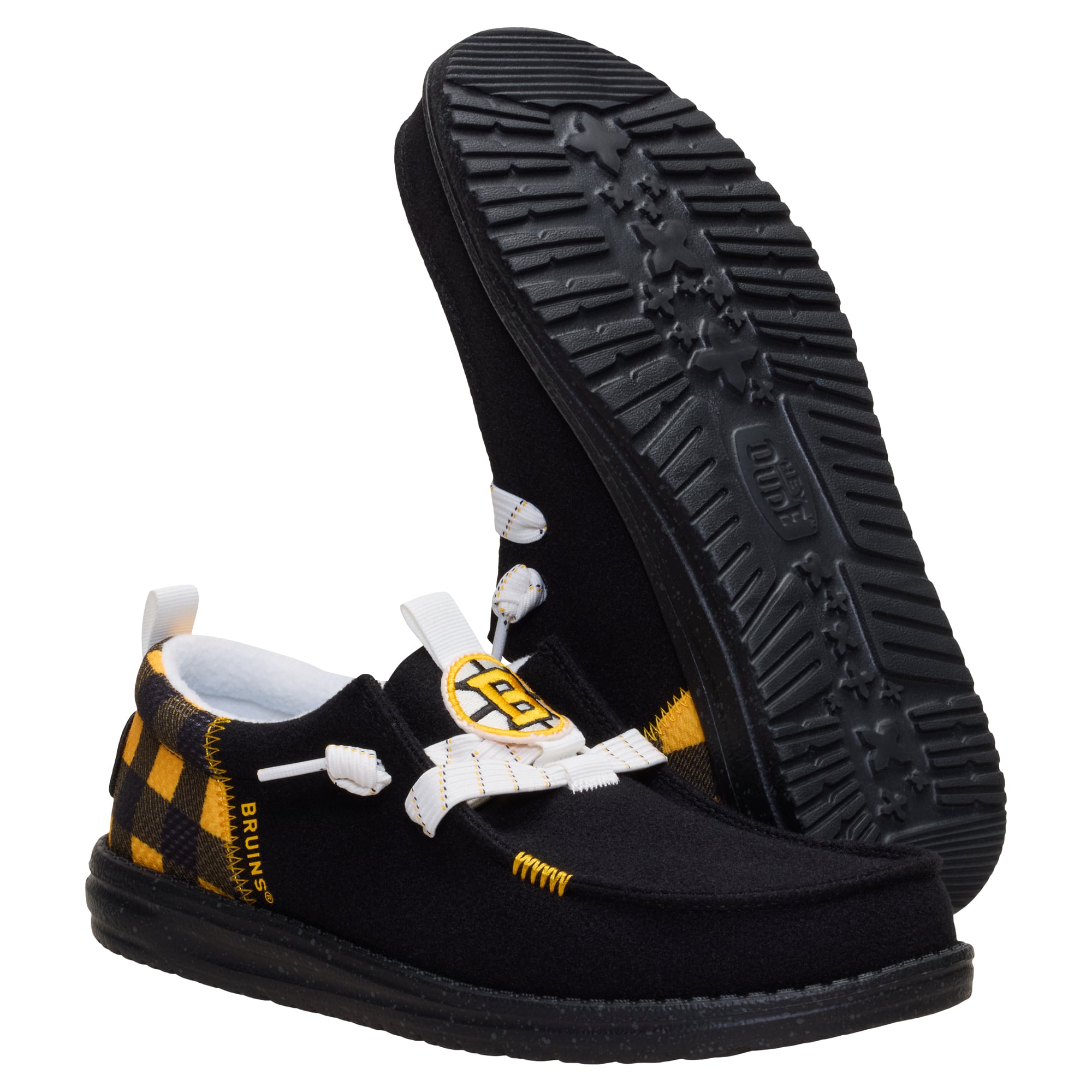 Chaussures décontractées à enfiler pour hommes Hey Dude No Color Boston Bruins Wally Funk