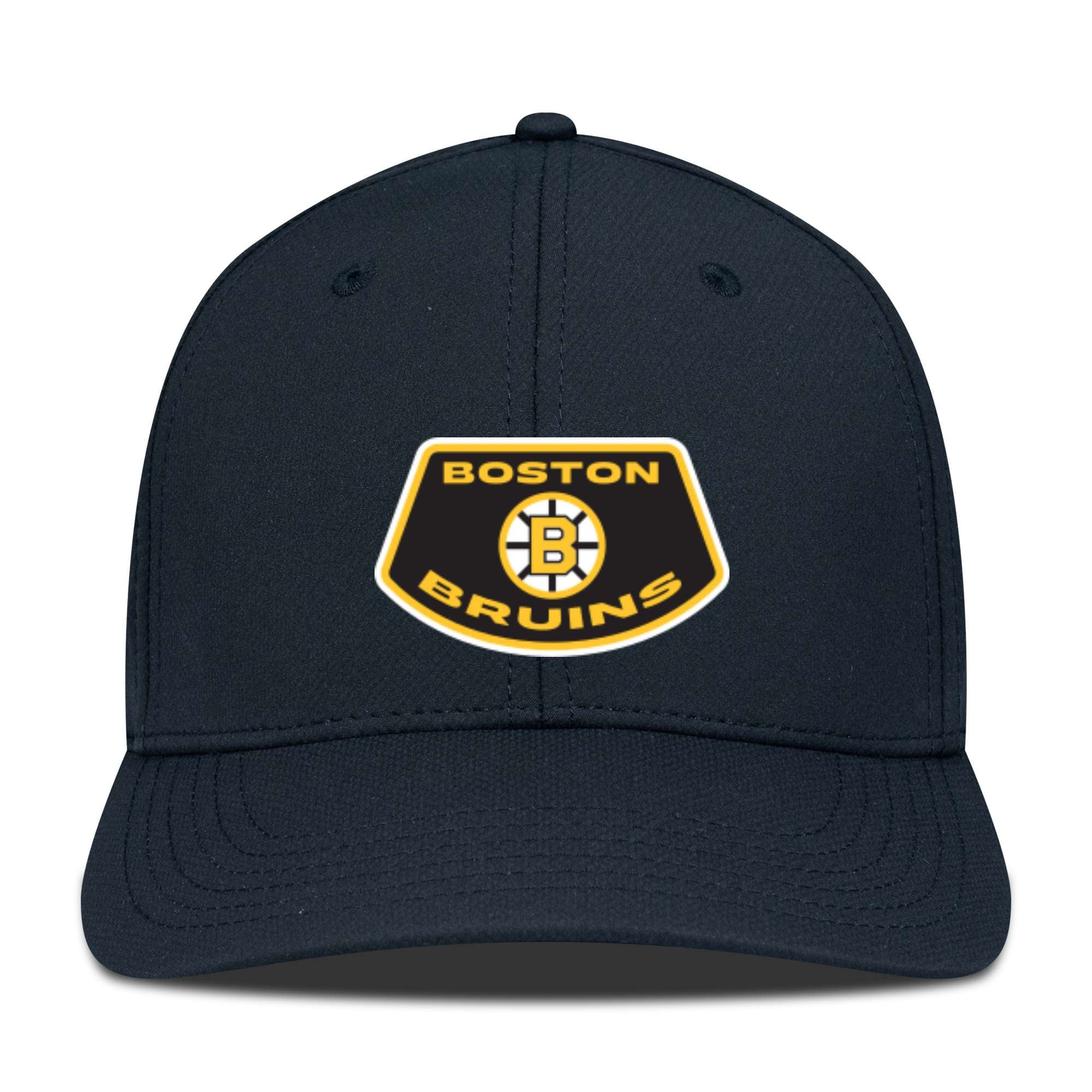 Men's Levelwear Black Boston Bruins Rise Skylight Flex Hat