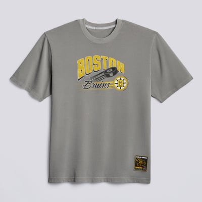 Men's Boston Bruins lululemon Dilute Wash Pavement Grey Heavyweight Cotton T-Shirt